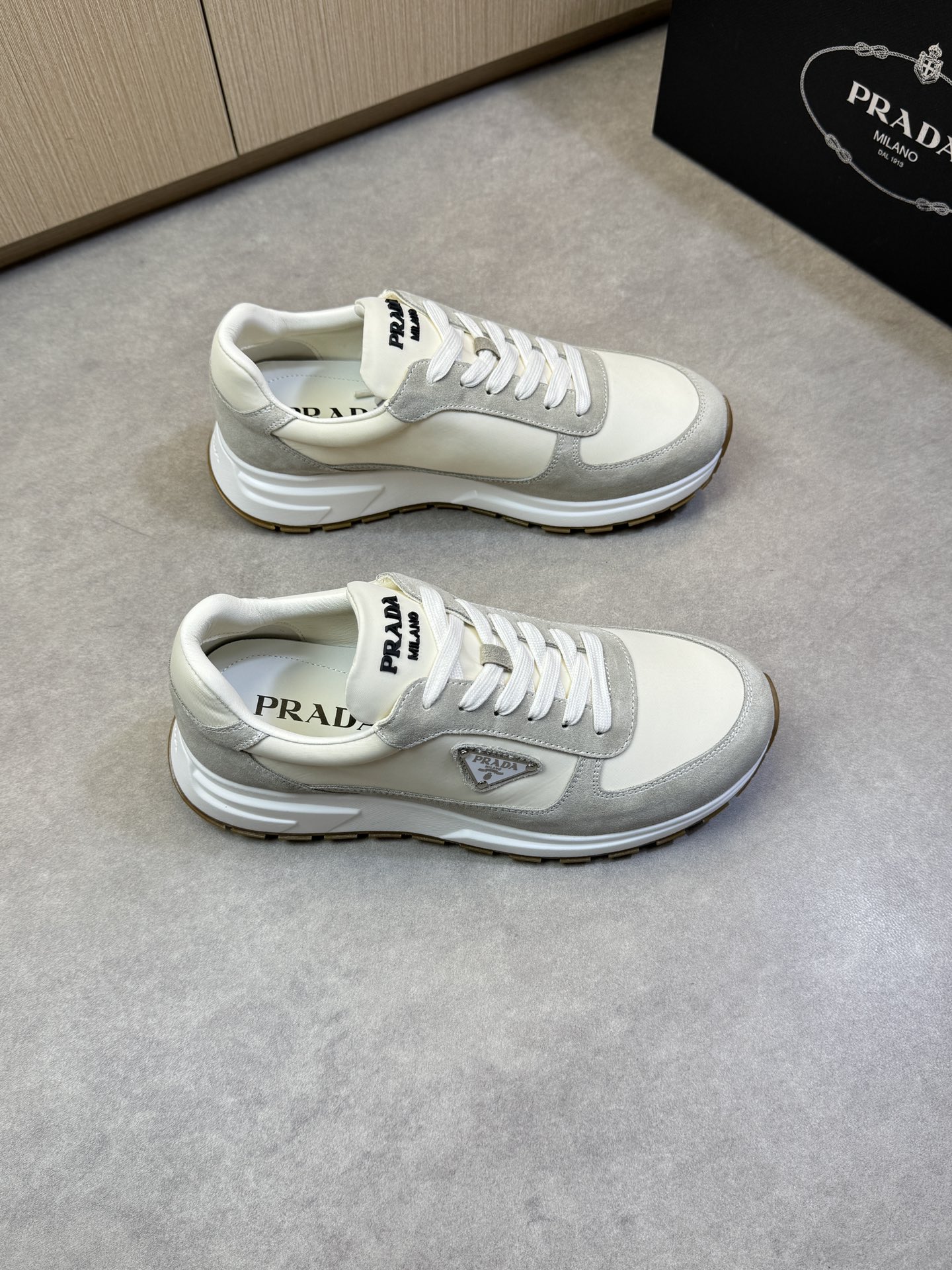 Prada Style Leather Men's Shoes Lookbook Reference image 1