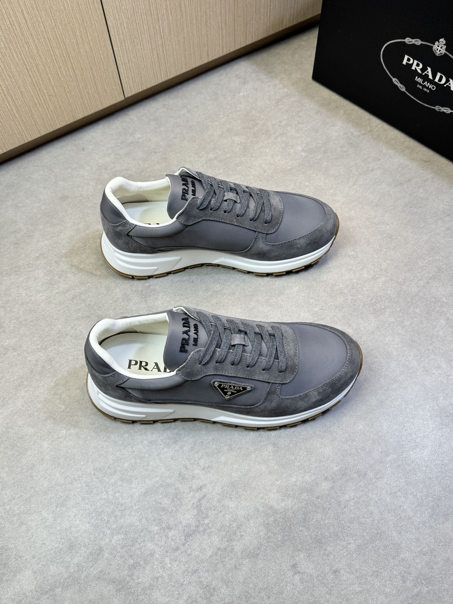 Prada Style Leather Men's Shoes Lookbook Reference image 1