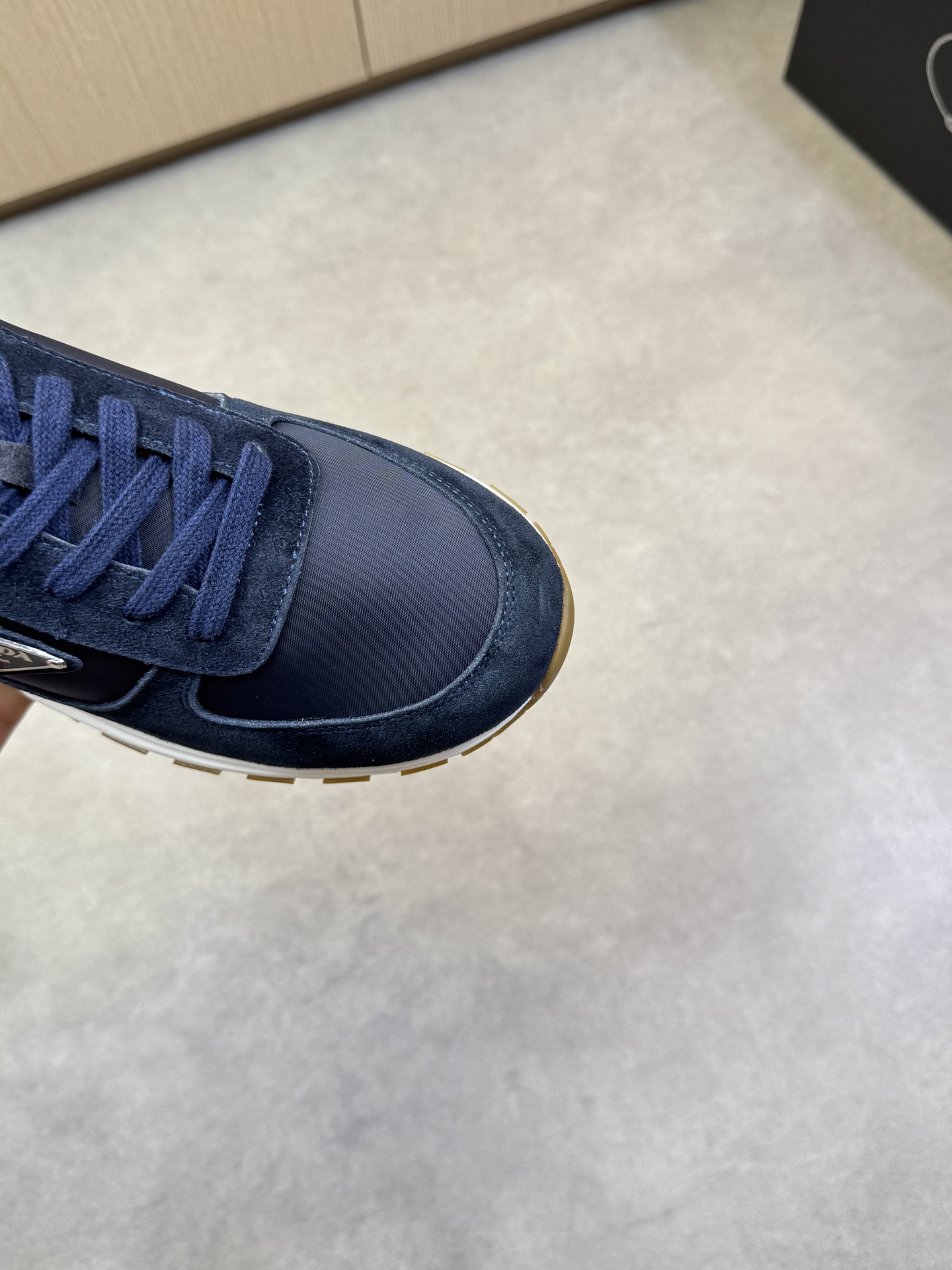Prada Style Leather Men's Shoes style reference detail image 6 from source 781943