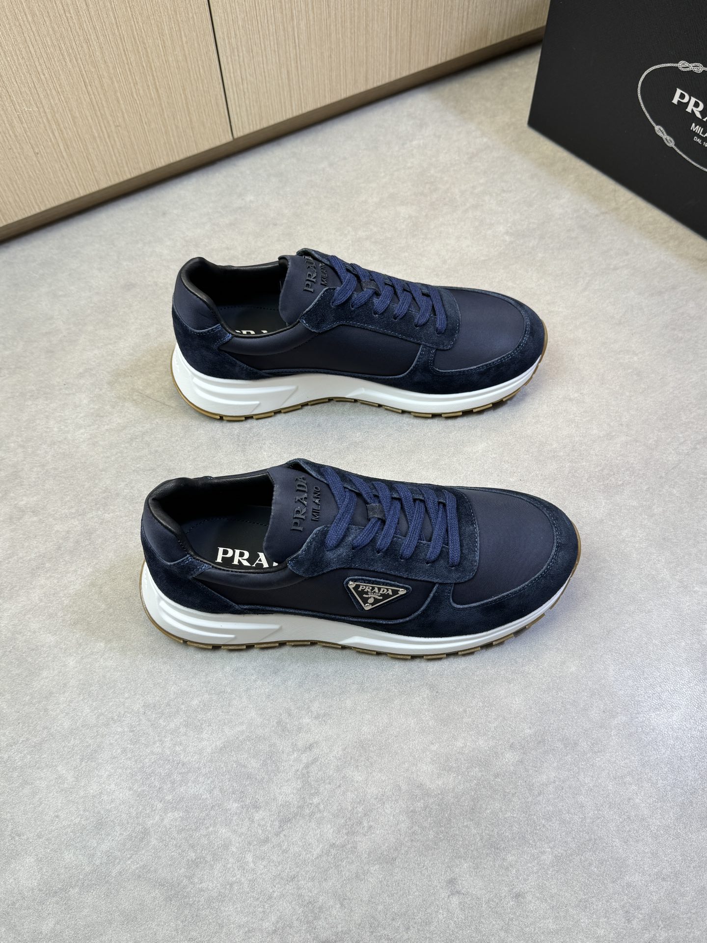 Prada Style Leather Men's Shoes Lookbook Reference image 1