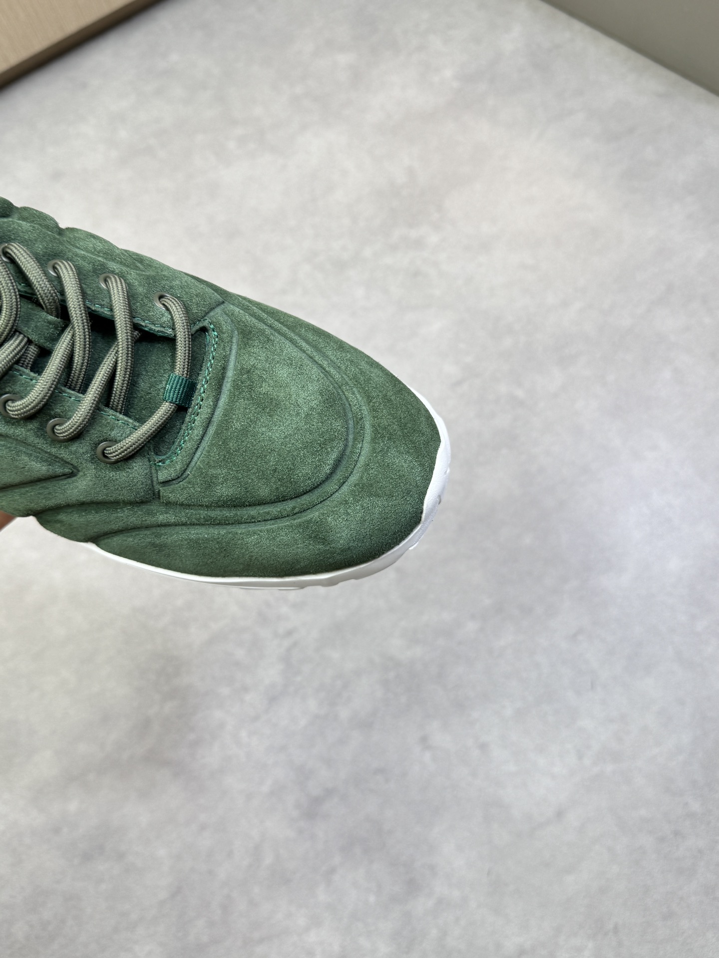 Giorgio Armani Men's Green Nappa Leather Sneakers - Casual & Comfortable 7 i1743008570 9320 5