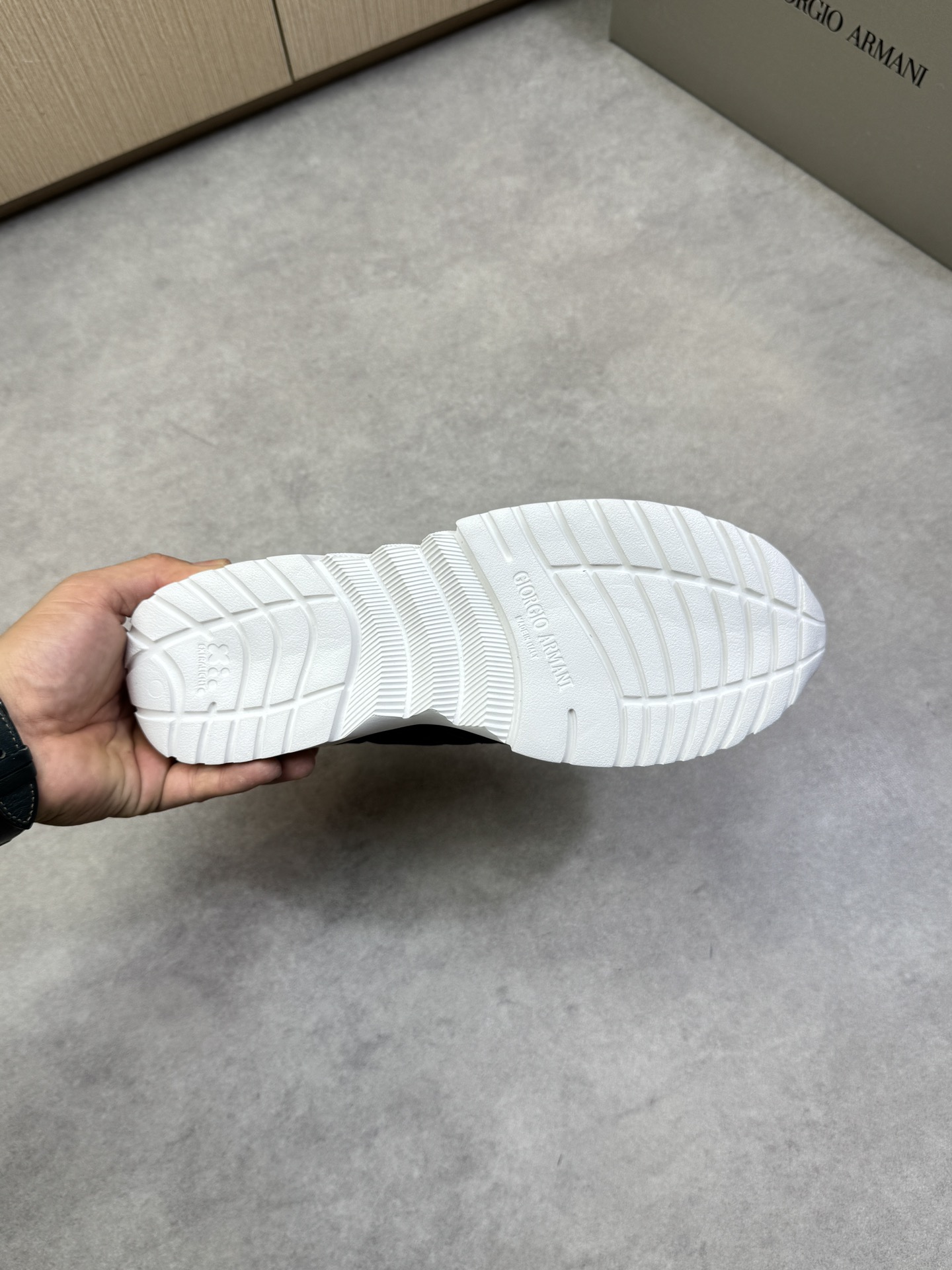 Giorgio Armani Men's Nappa Leather Sneakers - Casual, Comfortable, and Stylish 10 i1743008603 6353 8