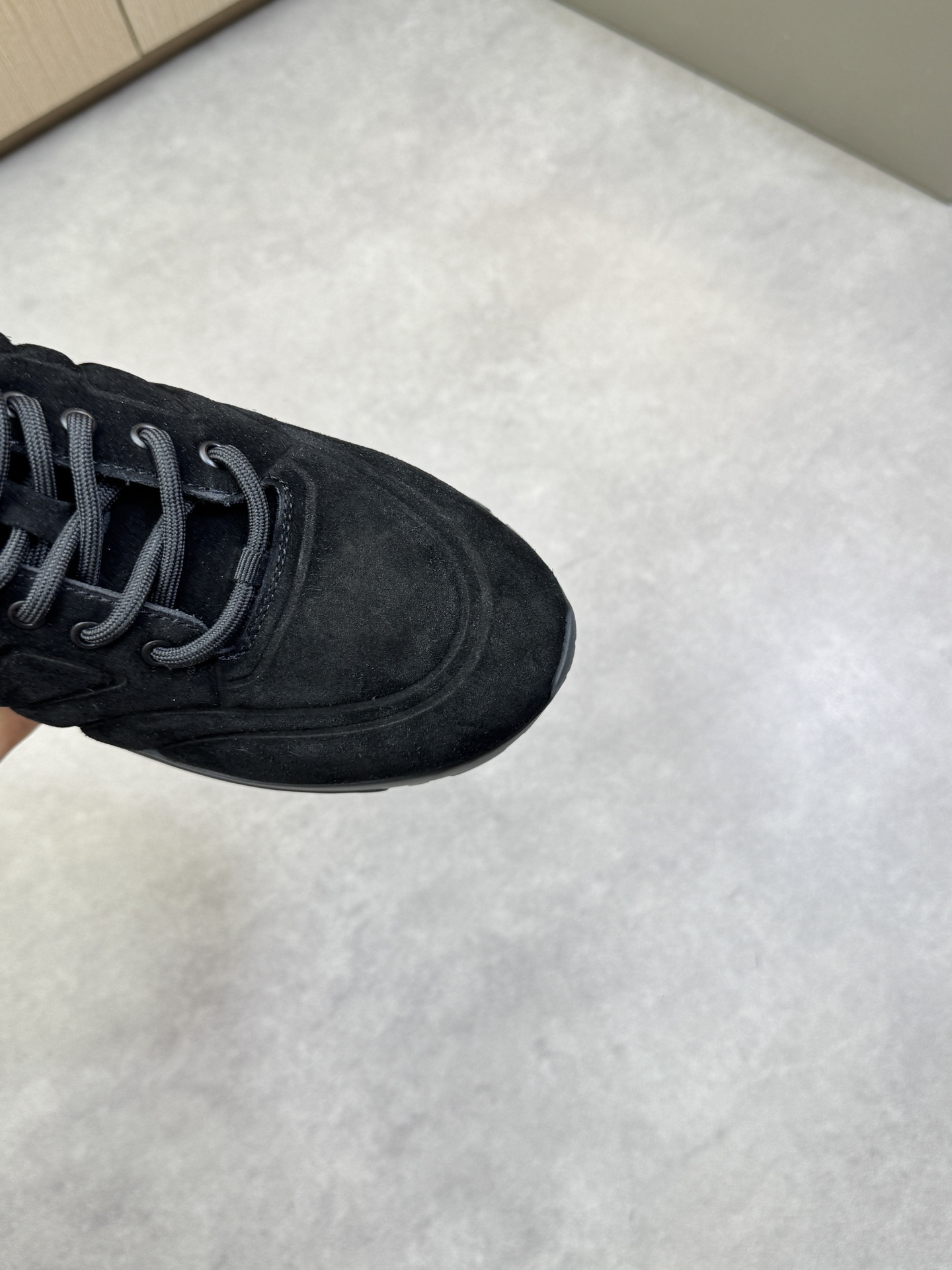 Giorgio Armani Men's Black Nappa Leather Sneakers Embossed Logo, Size 39-44 7 i1743008630 2526 5