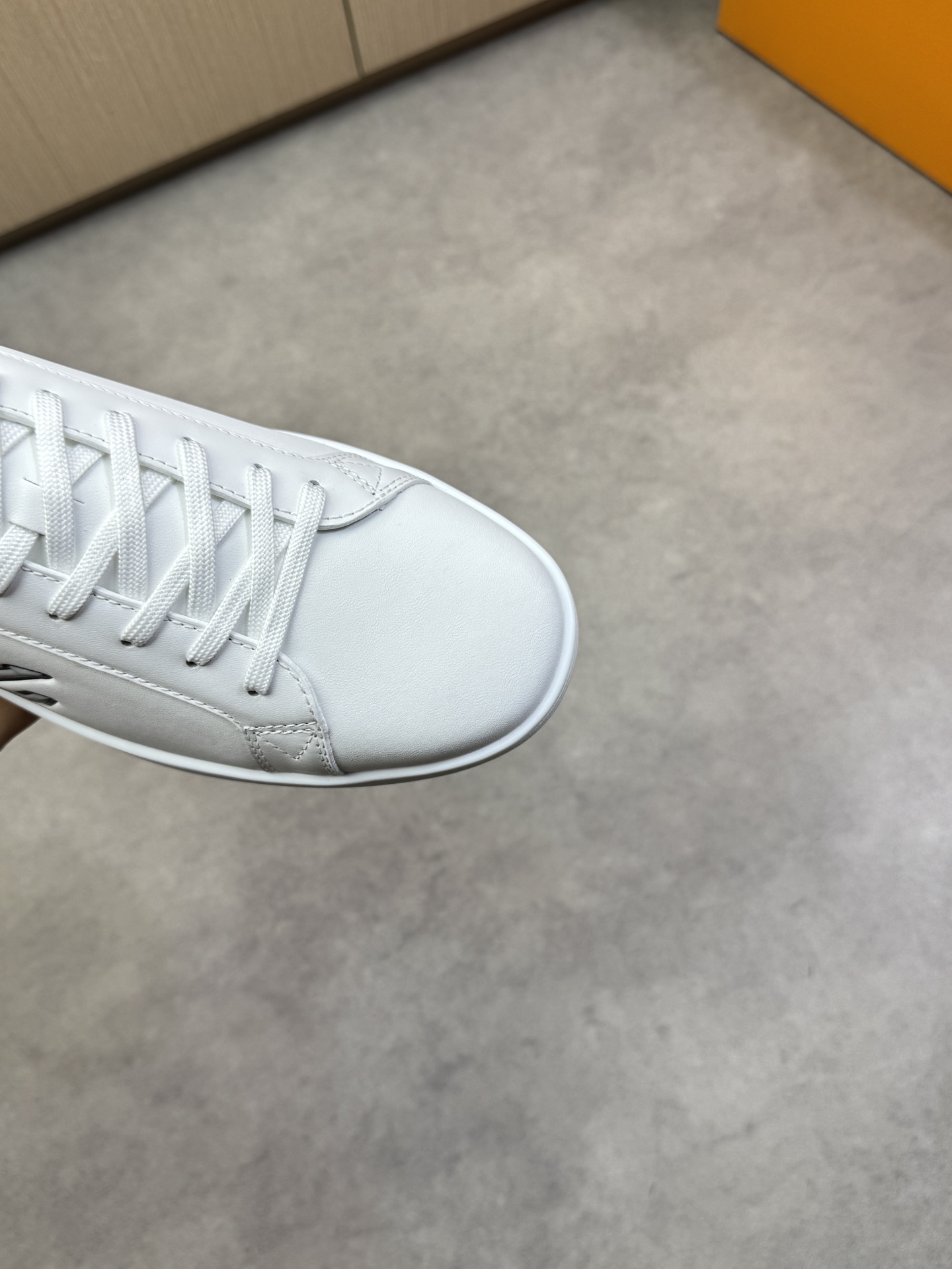 Louis Vuitton Men's Nappa Leather White Sneakers, Size 38-44 7 i1743011449 4179 5