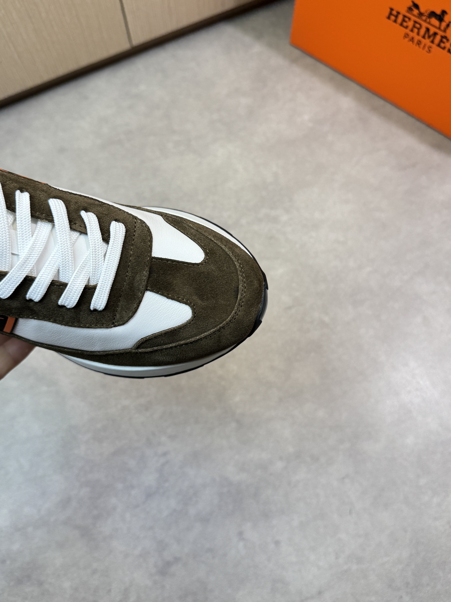 Hermes Men's Nappa and Suede Leather Casual Sneakers - Premium Quality 7 i1743183553 6741 5