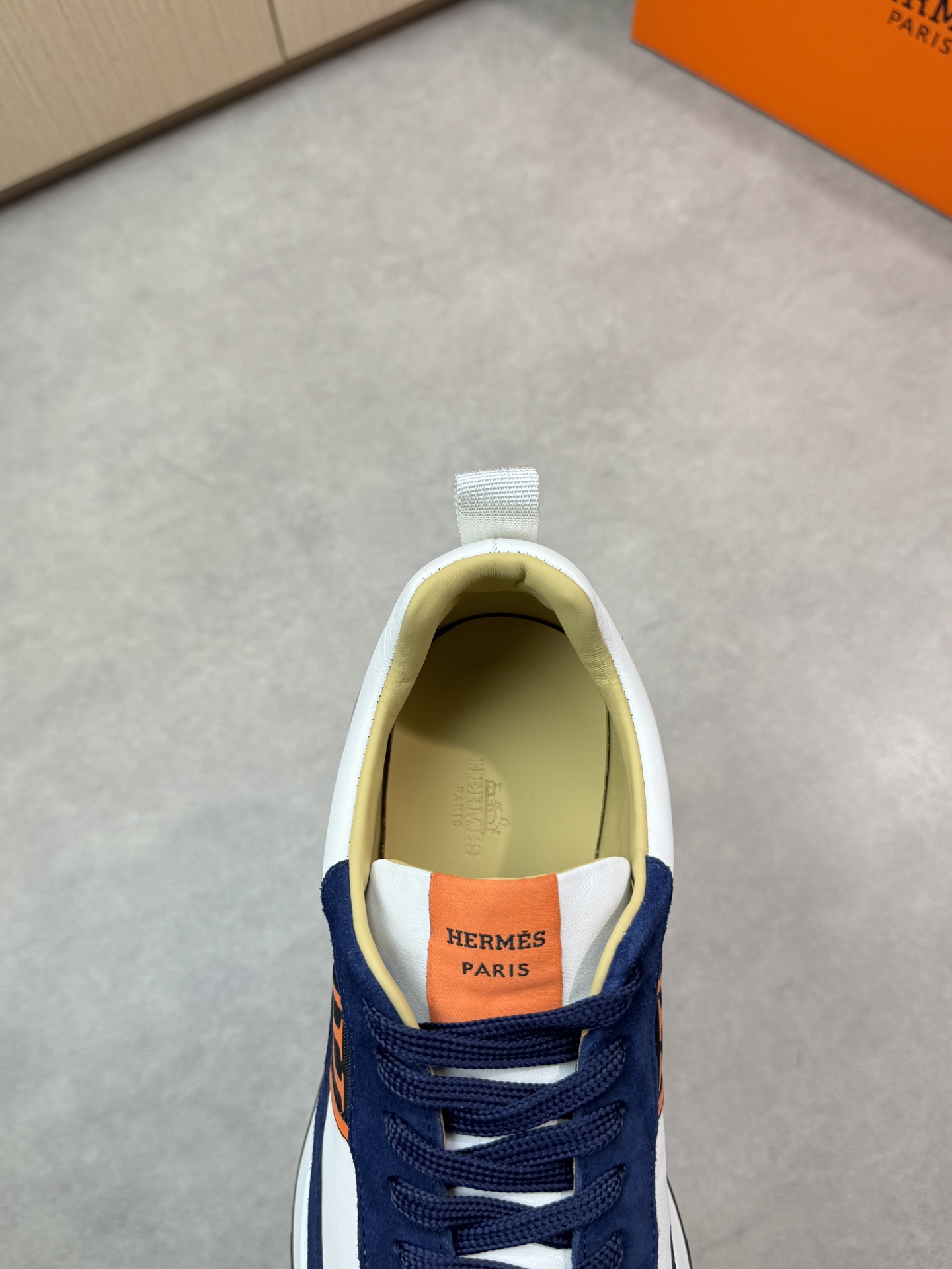 Hermes Men's Nappa & Suede Leather Low-Top Sneakers - Casual & Stylish 8 i1743183586 4707 6