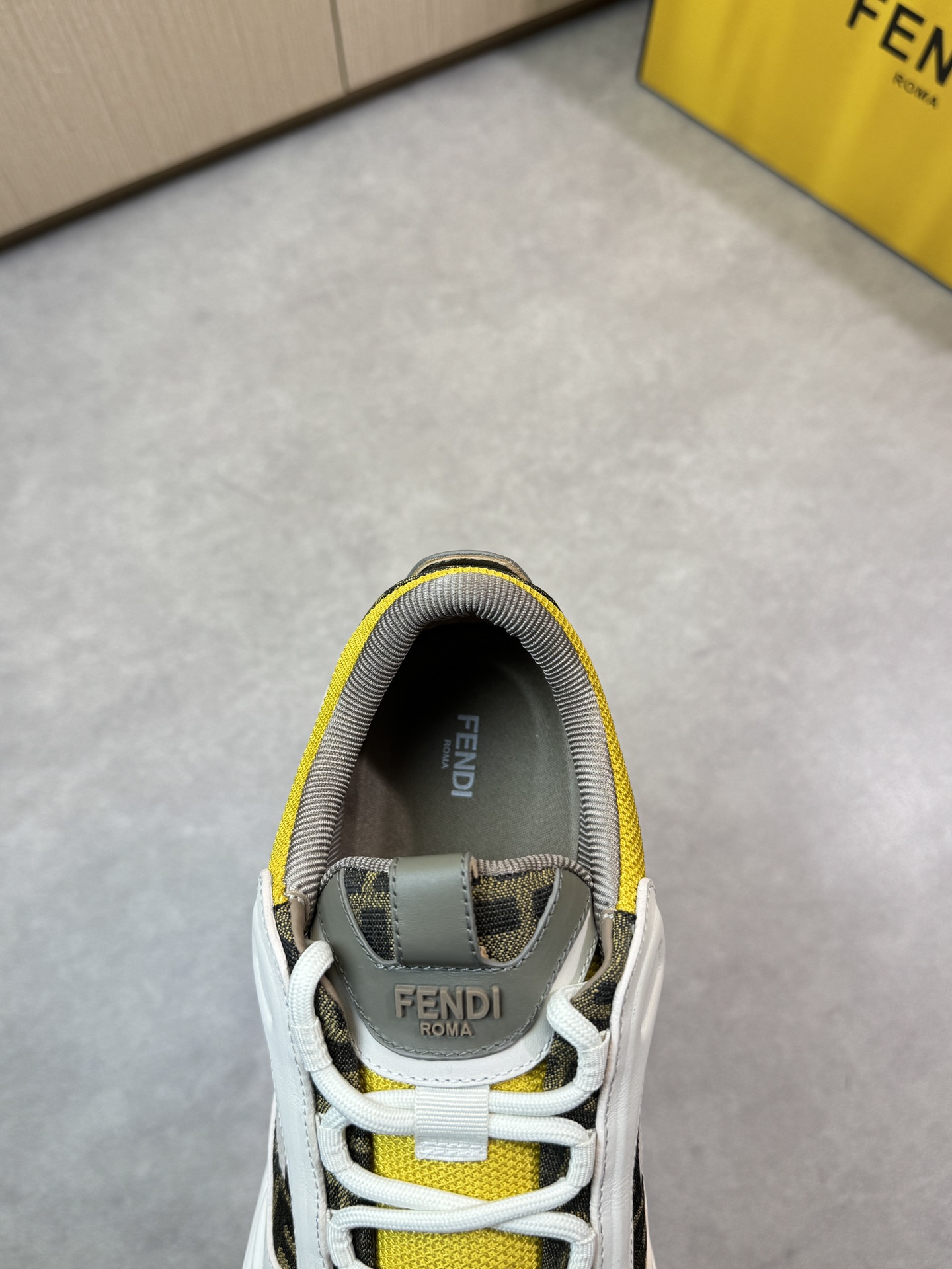 Fendi Men's Nappa Leather & Rubber Sole Sneakers - Casual & Comfortable 8 i1743184320 666 6