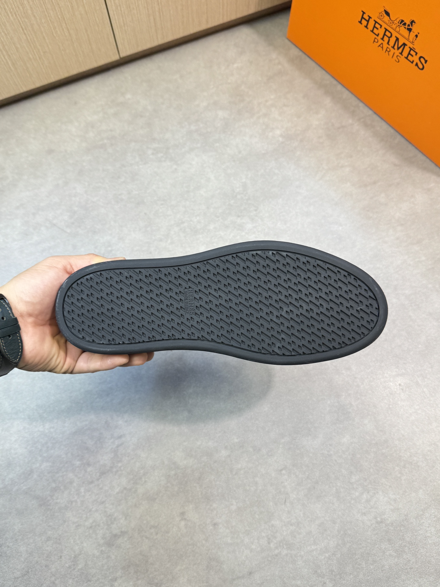 [HERMES] Hermes - De gama alta de calidad original solo zapatos deportivos casuales - Superior: napa