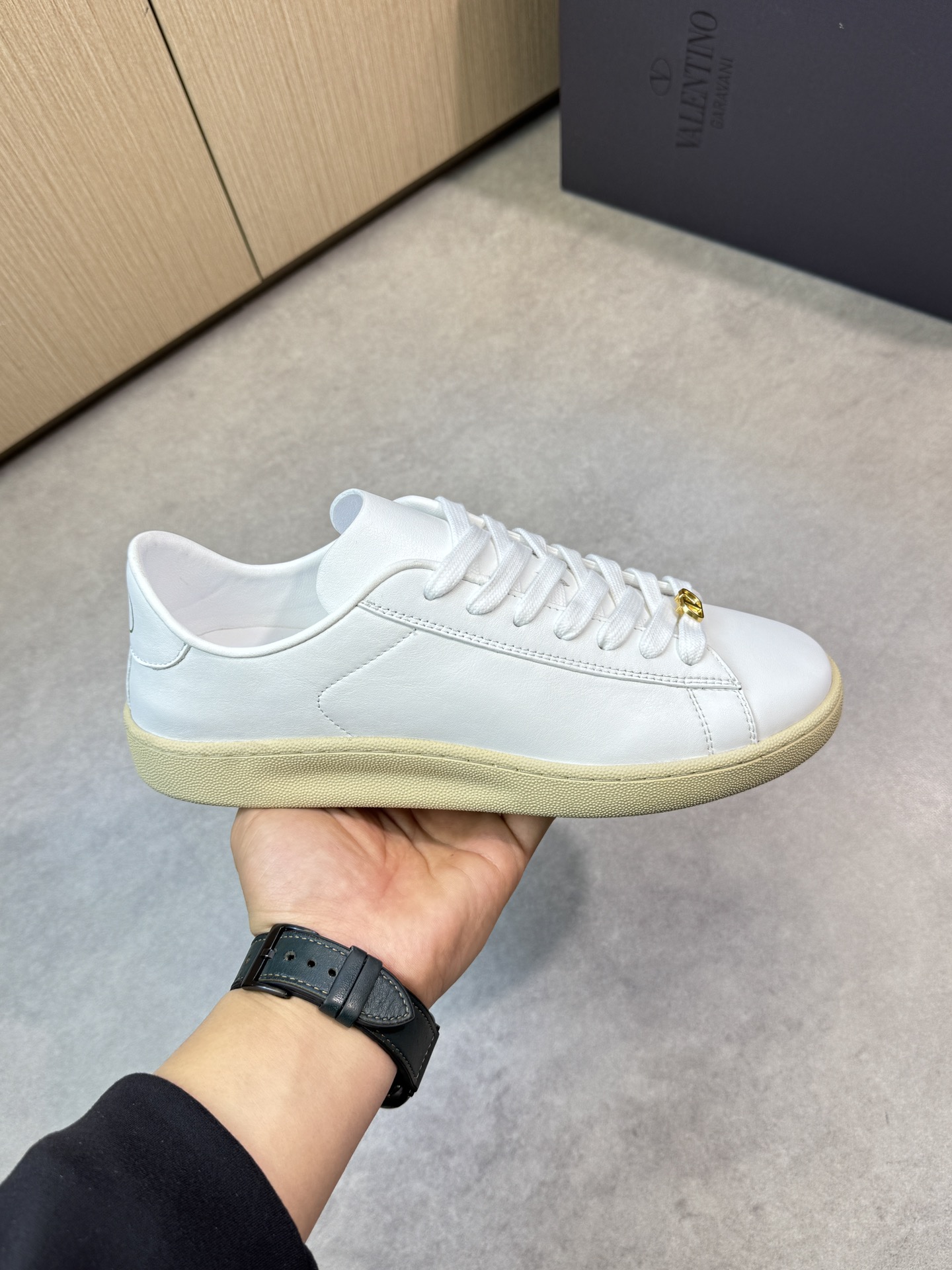Valentino White Leather Sneakers, Designer Inspired, Premium Quality, Size 39-44 5 i1744133245 3648 3