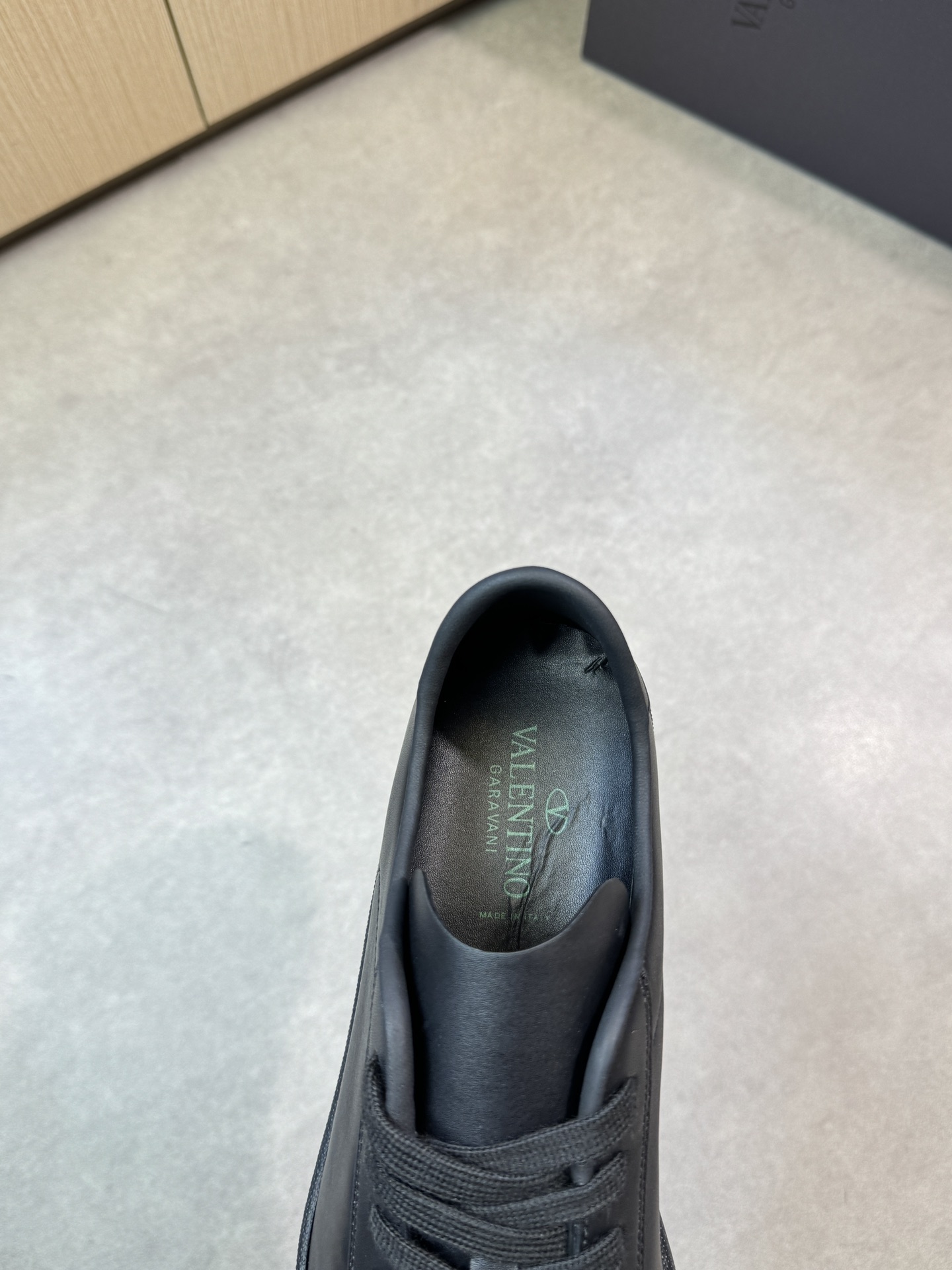 Valentino Garavani Men's Leather Sneakers, Black, Sizes 39-44 8 i1744133281 5253 6
