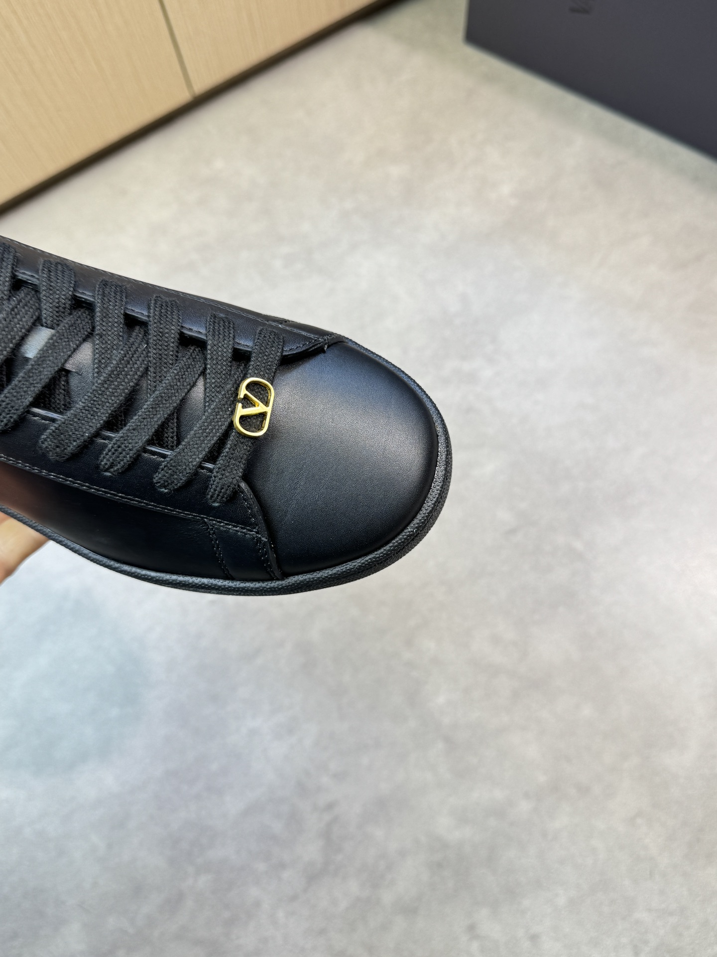 Valentino Garavani Men's Leather Sneakers, Black, Sizes 39-44 7 i1744133281 890 5