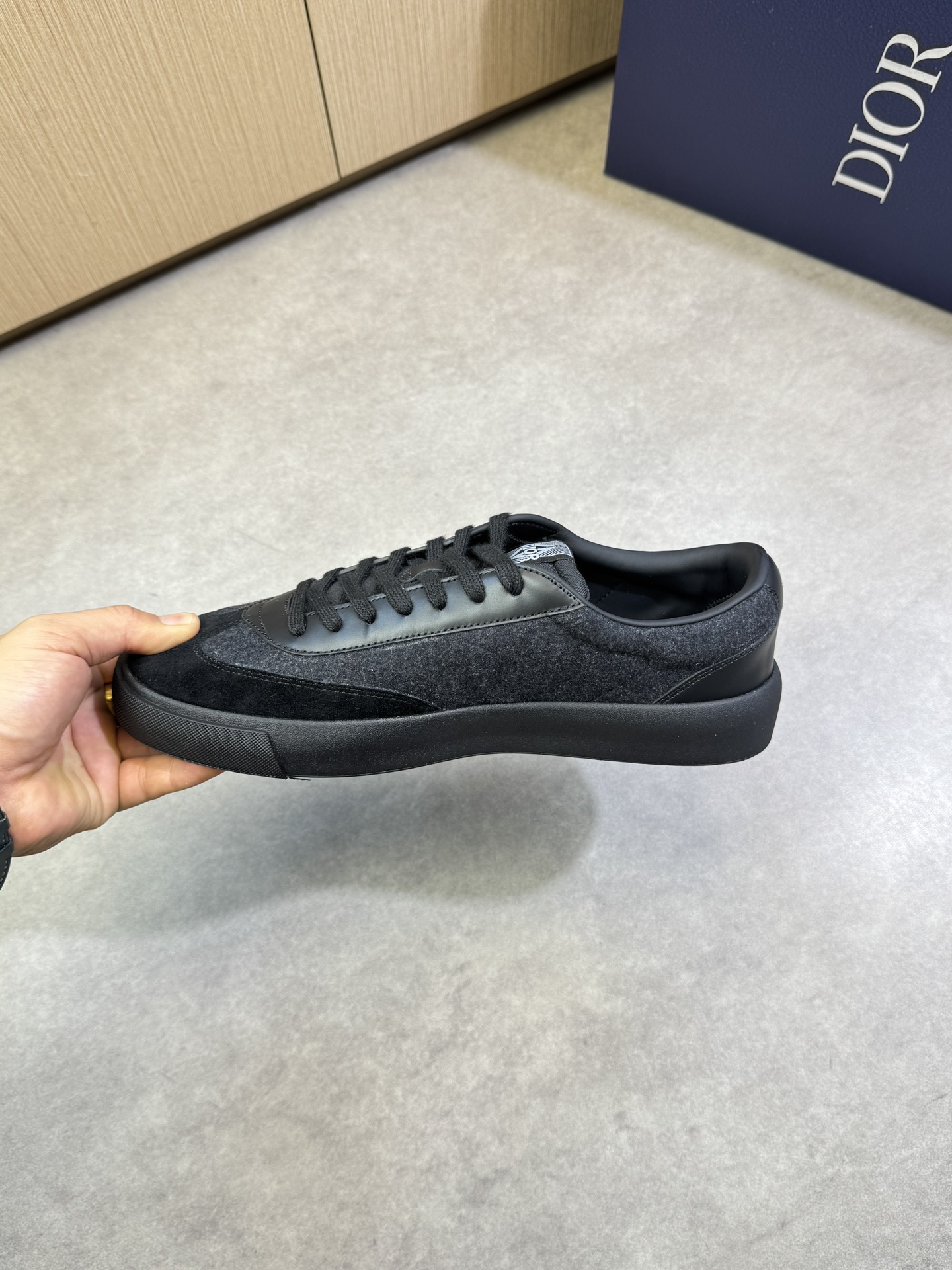 Dior Men's Black Nappa Leather and Suede Casual Sneakers Size 39-44 6 i1744221048 8754 4