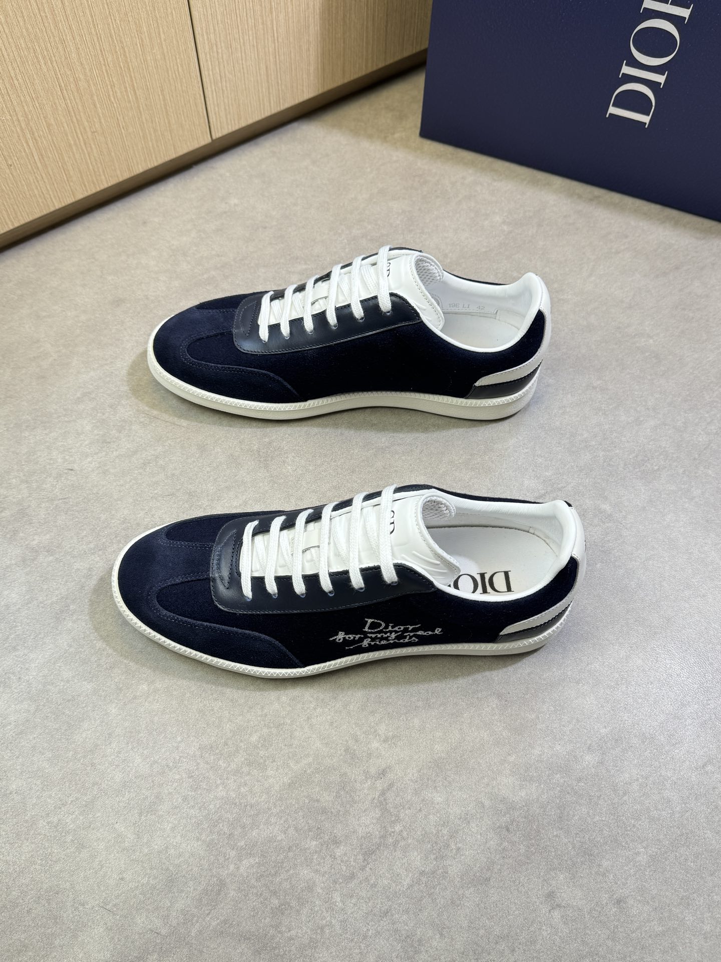 Dior Casual Sneakers in Black Nappa Leather and Suede With Signature Logo 4 i1744221066 3330 2