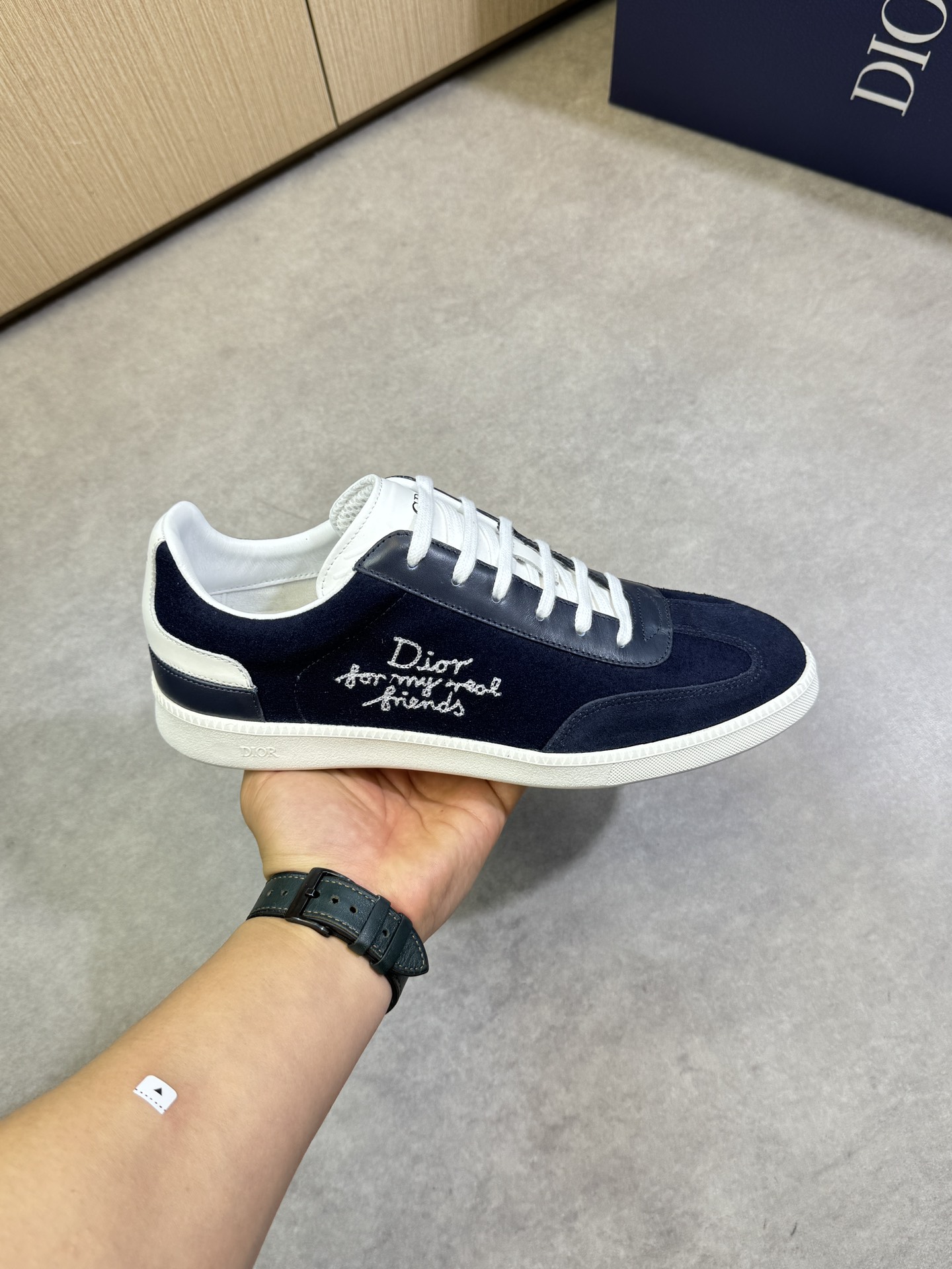 Dior Casual Sneakers in Black Nappa Leather and Suede With Signature Logo 5 i1744221066 4593 3