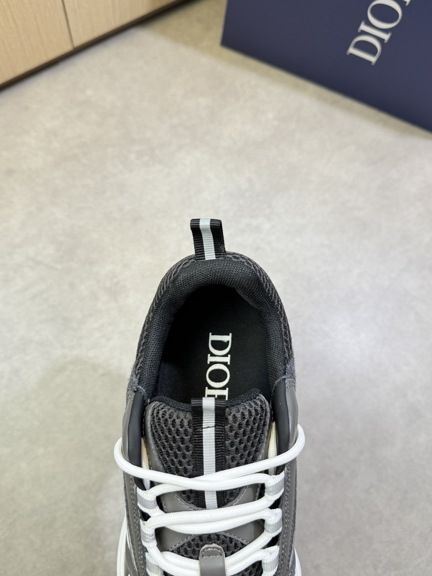 Dior Men's B30 Casual Sneaker Nappa Calfskin and Mesh White/Gray Size 39-44 8 i1744221096 8622 6