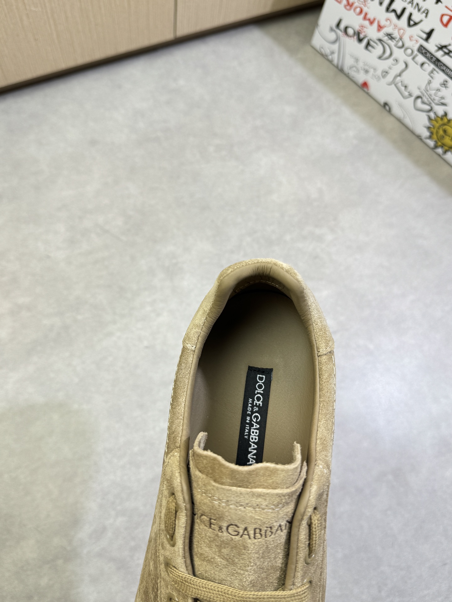 Dolce & Gabbana Suede Leather Sneakers with Perforated Logo - Premium Quality 8 i1744391804 2052 6