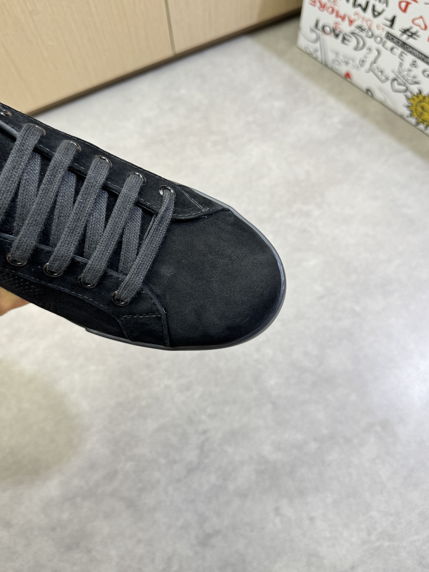 Dolce & Gabbana Black Suede Leather Sneakers, Casual & Comfortable 7 i1744391967 7235 5