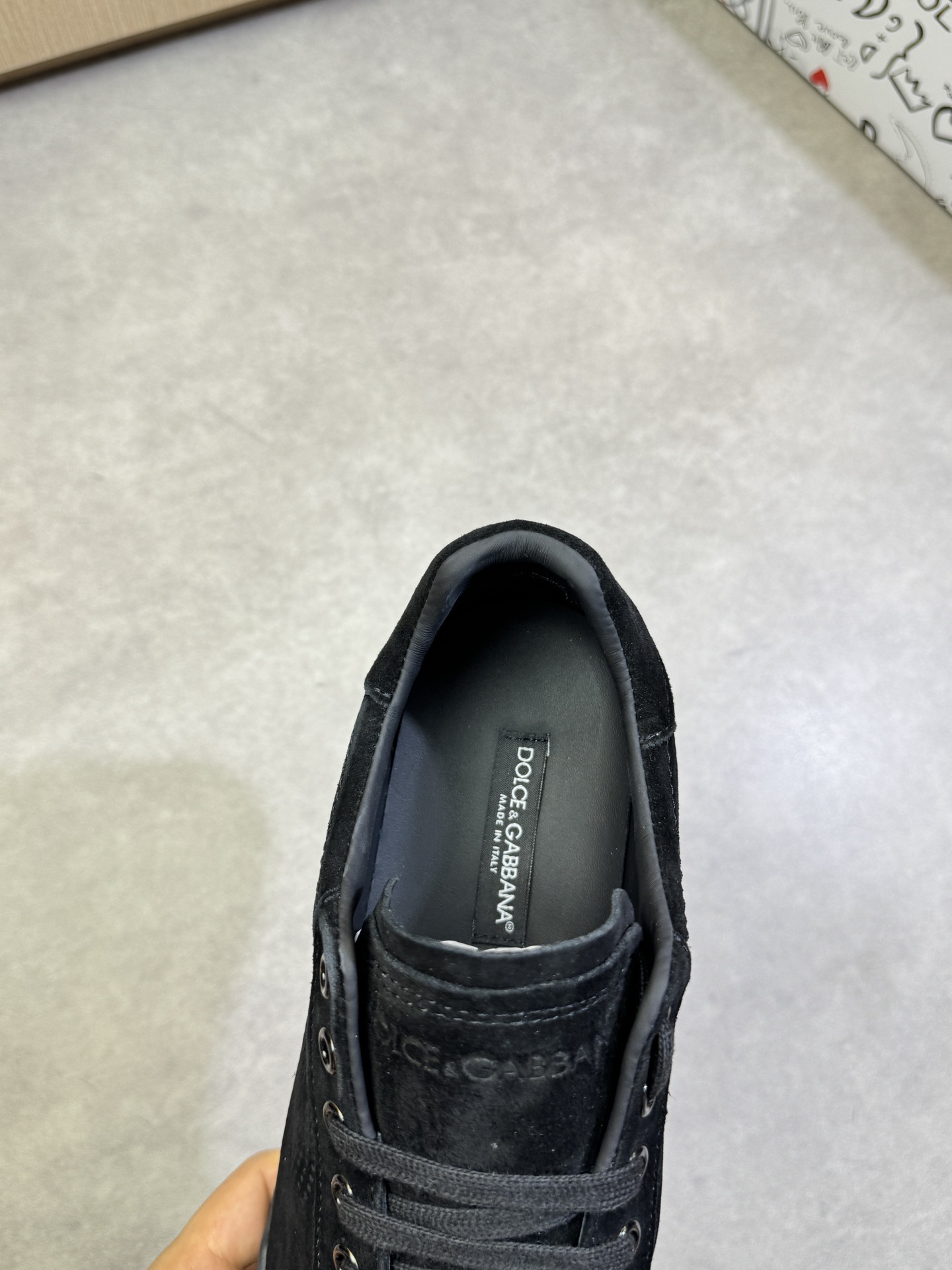 Dolce & Gabbana Black Suede Leather Sneakers, Casual & Comfortable 8 i1744391967 963 6