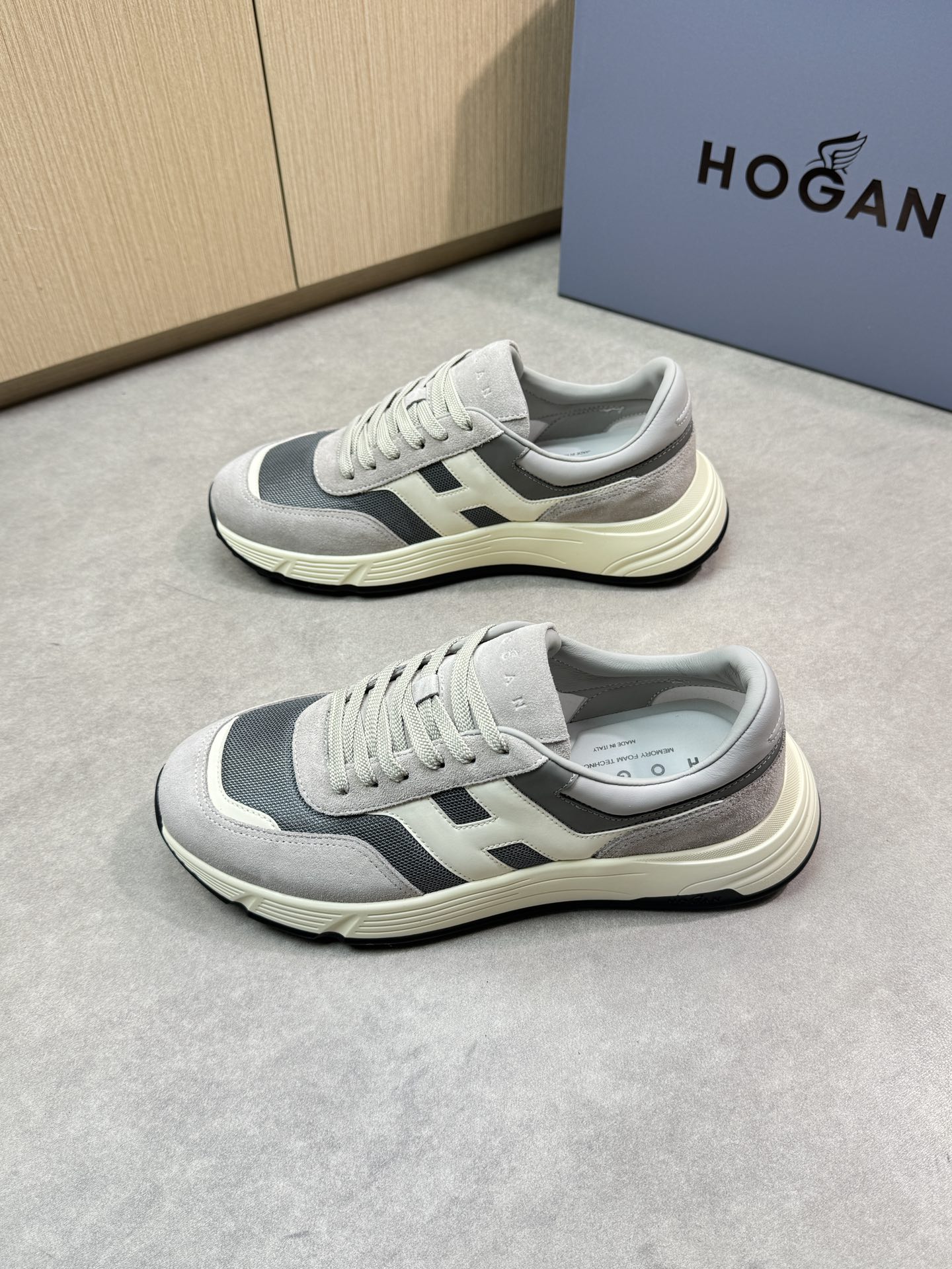 Hogan Luxury Leather Sneakers With Signature H Logo For Women Size 39-44 4 i1744651611 5385 2