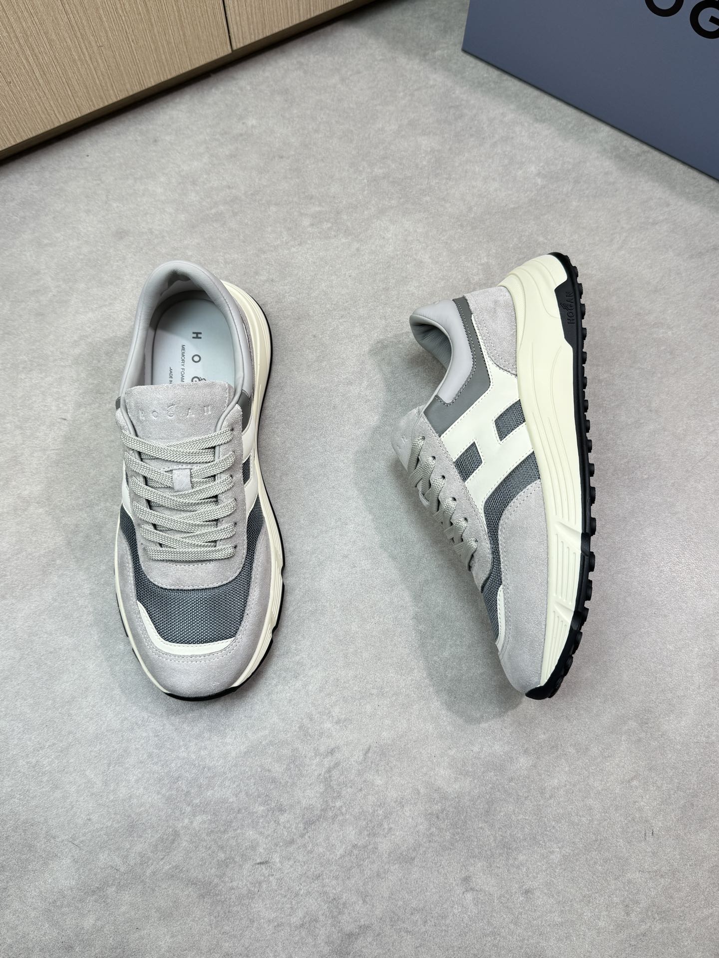 Hogan Luxury Leather Sneakers With Signature H Logo For Women Size 39-44 3 i1744651611 5586 1