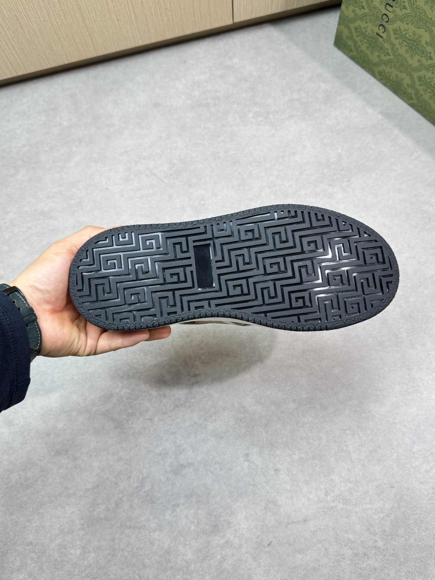 Gucci Slip-On Sneakers in GG Canvas with Leather Trim, Size 38-44 10 i1744737493 9929 8