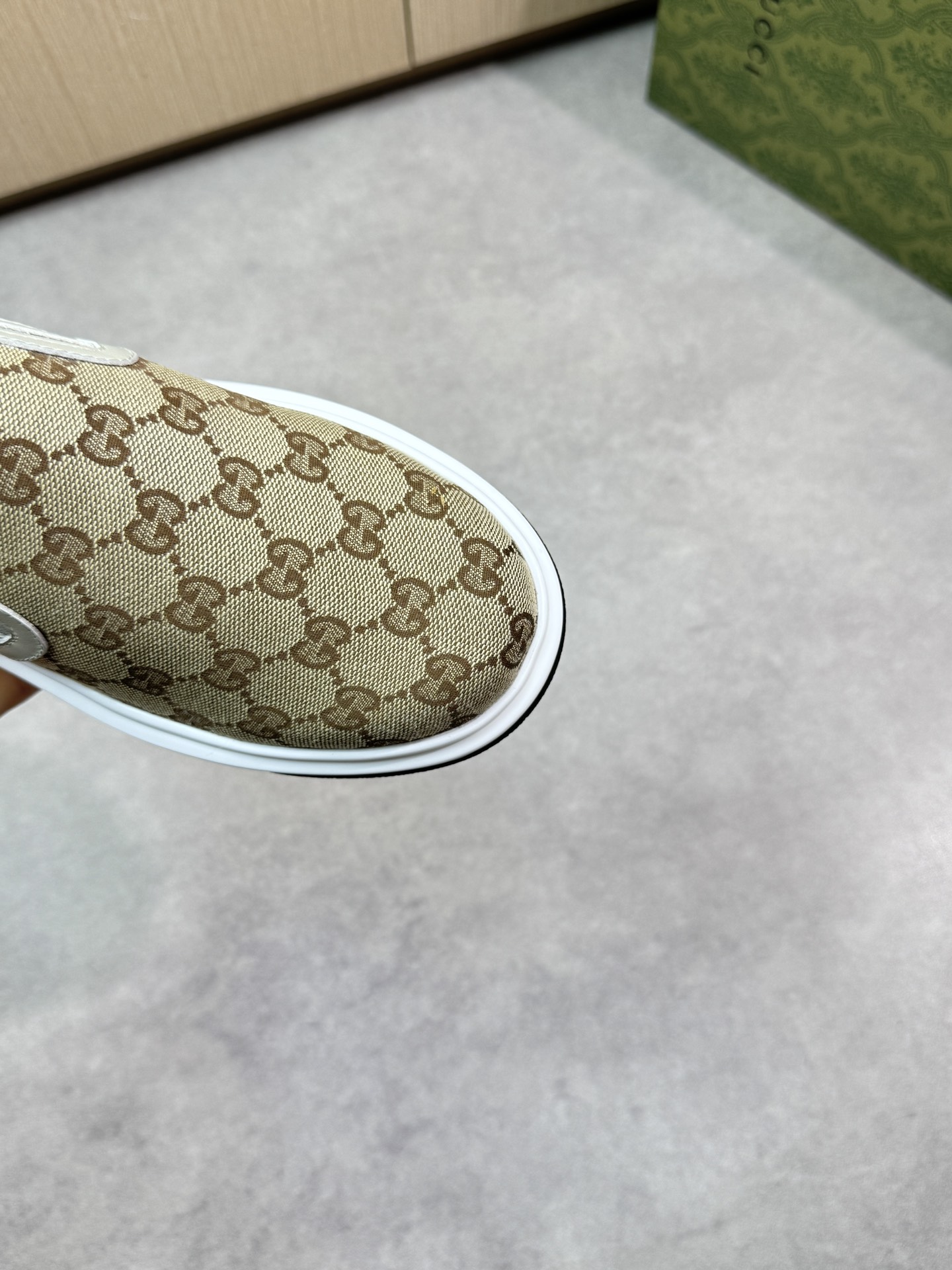 Gucci Slip-On Sneakers in Signature GG Canvas - Comfortable and Stylish 7 i1744737507 3261 5