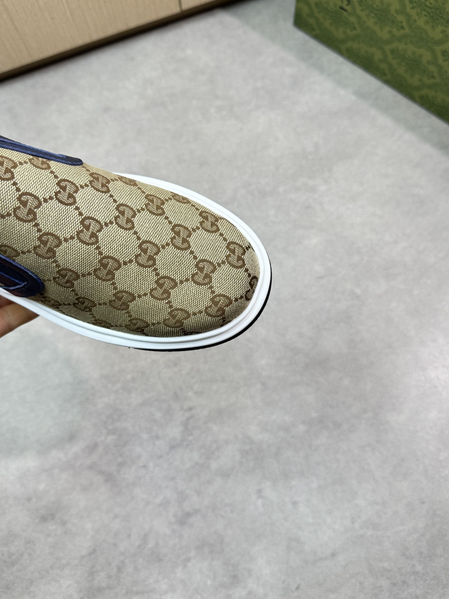 Gucci Slip-On Sneakers in Signature GG Canvas with Leather Trim - Size 38-44 7 i1744737525 9392 5