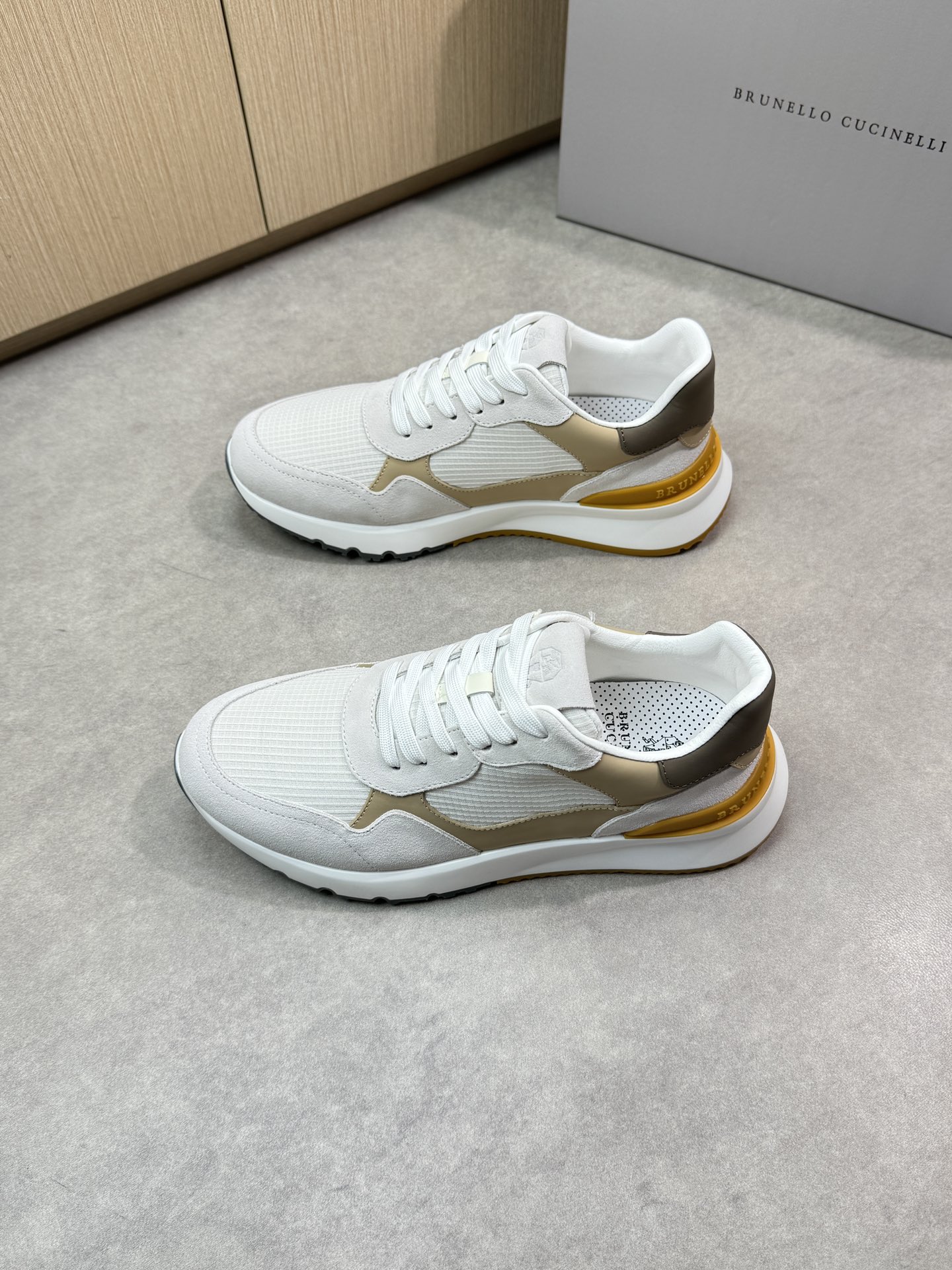Brunello Cucinelli Men's Nappa Leather & Suede Casual Sneakers 4 i1744910869 7944 2