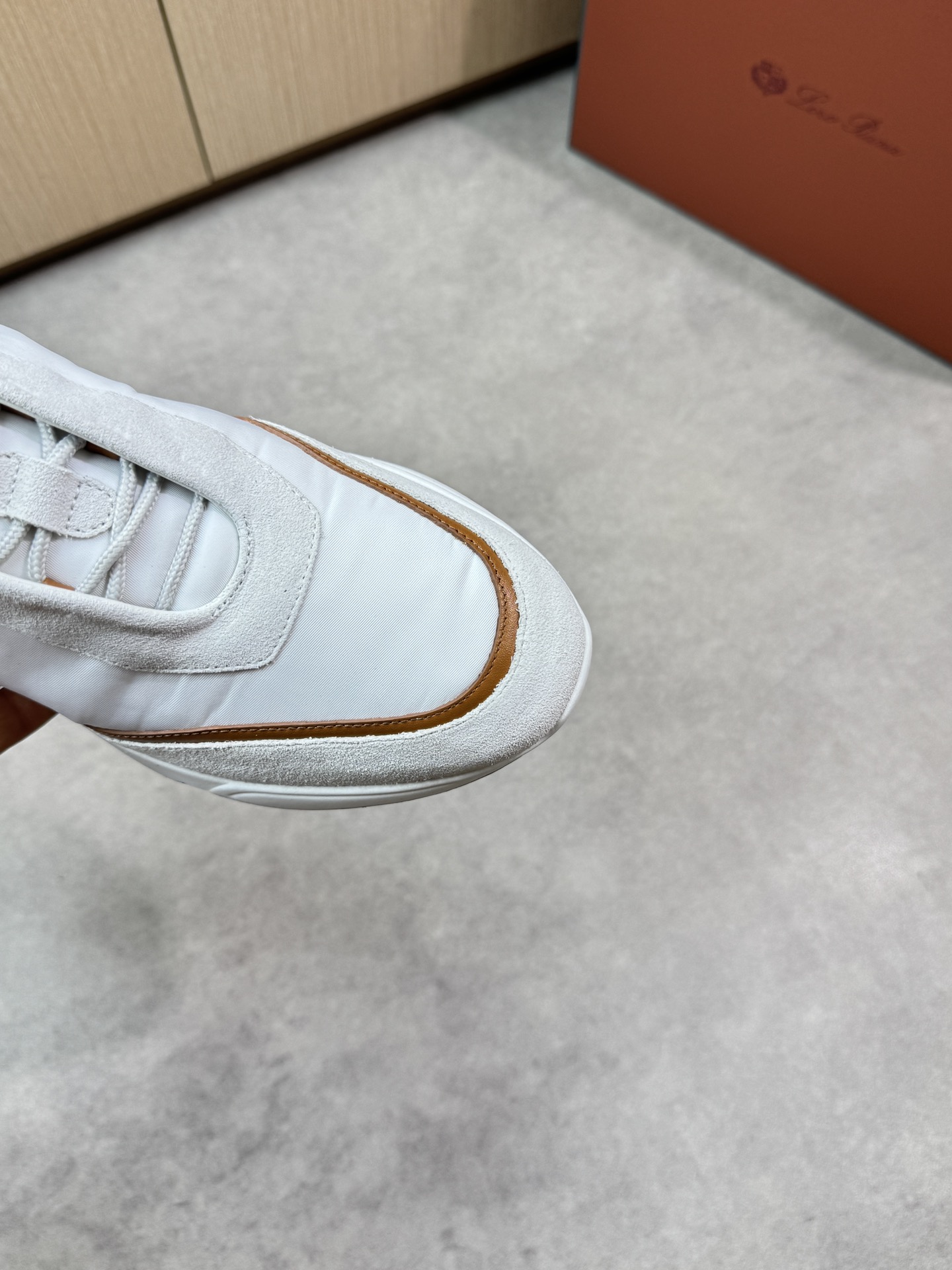 Loro Piana White Leather & Suede Casual Sneakers - Premium Quality 7 i1745081532 3816 5