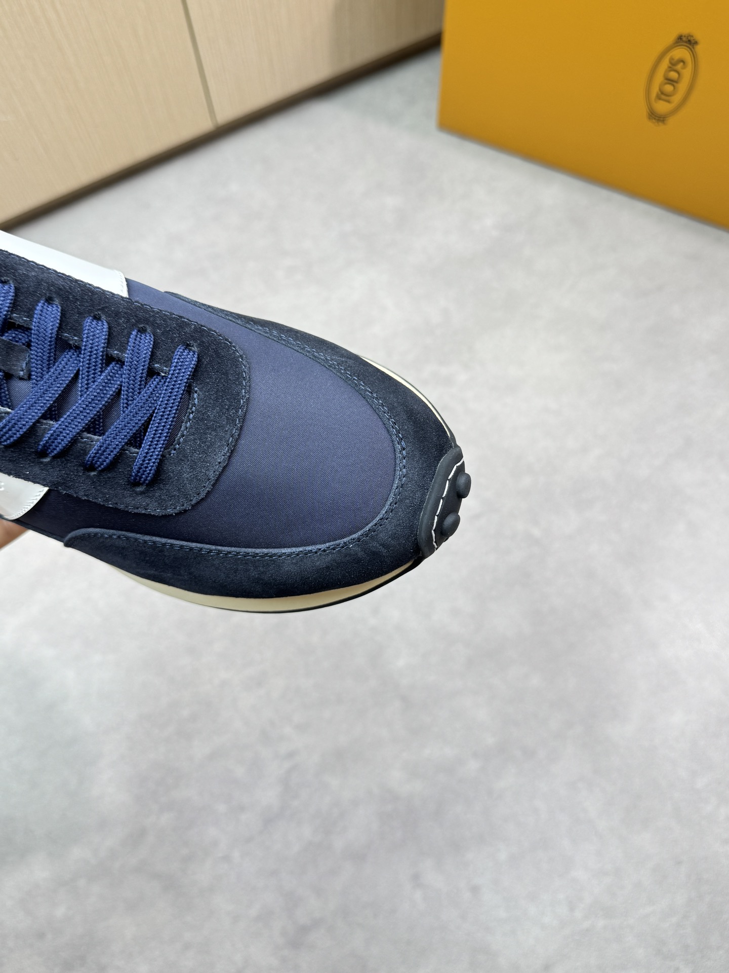 TOD'S Men's Leather & Suede Sneakers - Blue, White - Sizes 38-44 7 i1745271787 2250 5