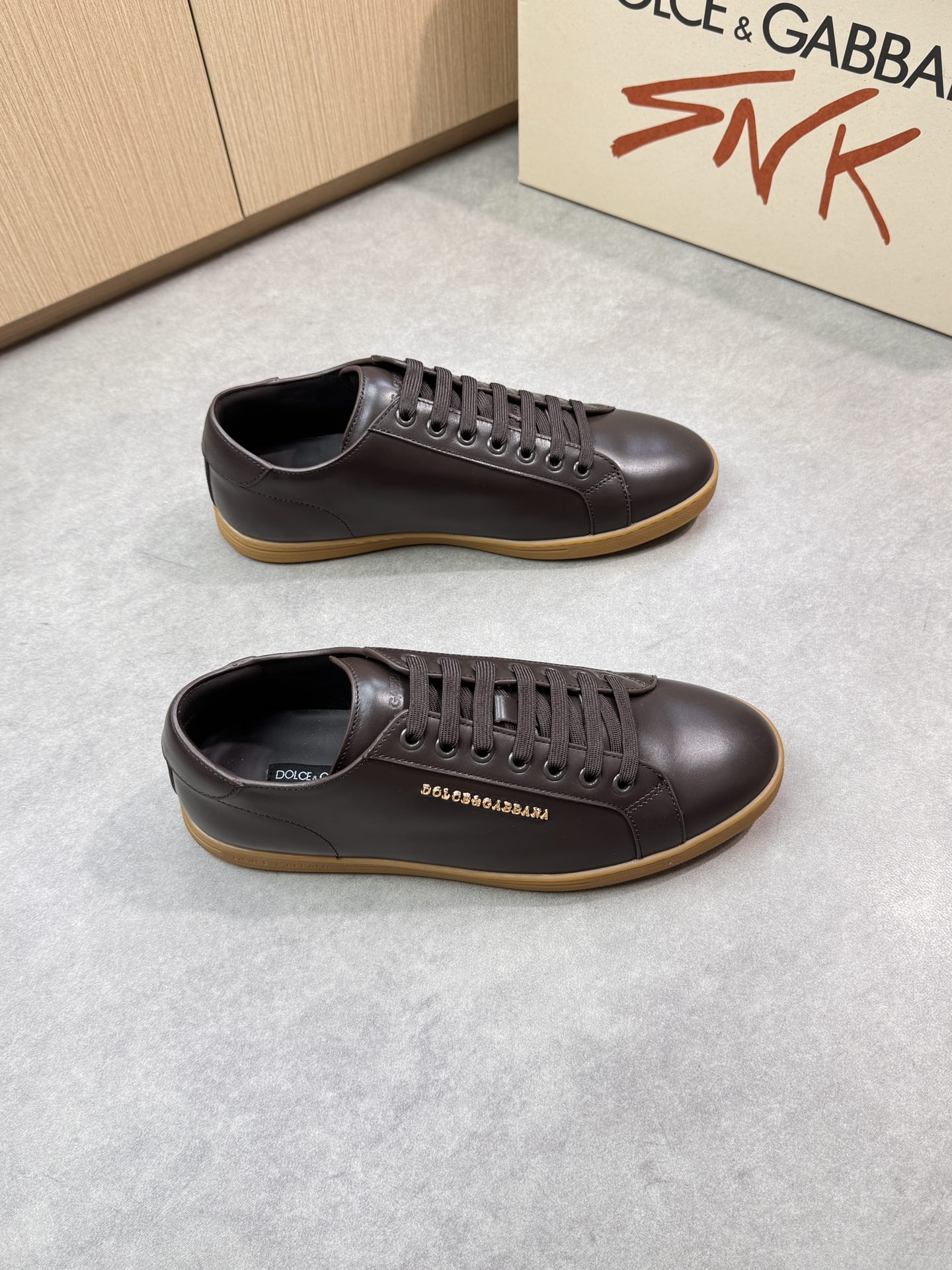 Dolce & Gabbana Leather Sneakers Casual Shoes for Men Size 39-44 2 i1746551468 1207 0