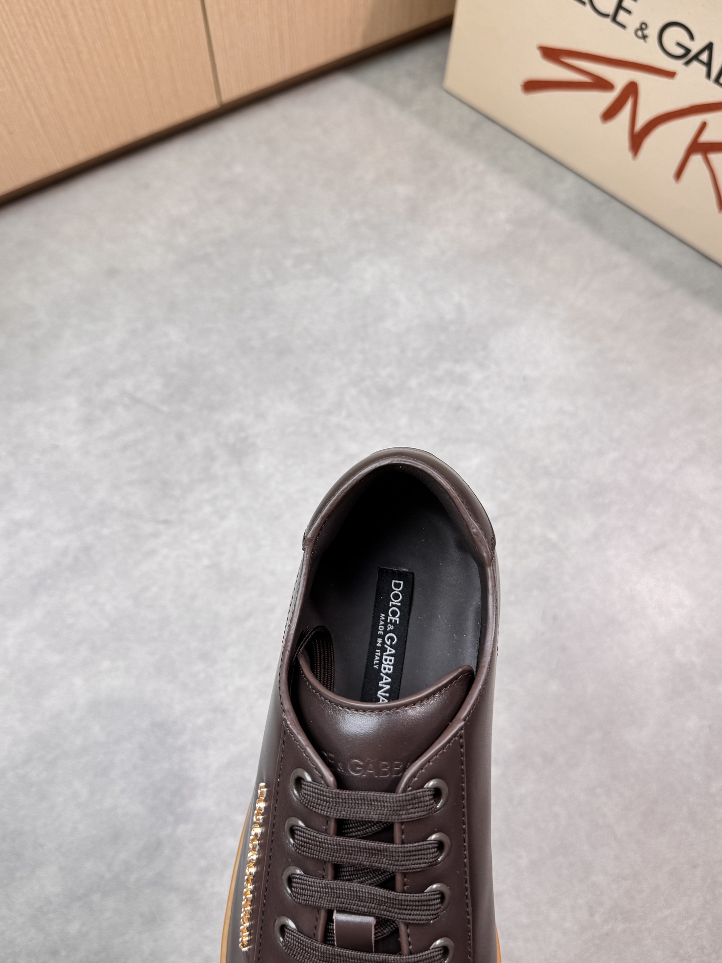 Dolce & Gabbana Leather Sneakers Casual Shoes for Men Size 39-44 8 i1746551468 3449 6