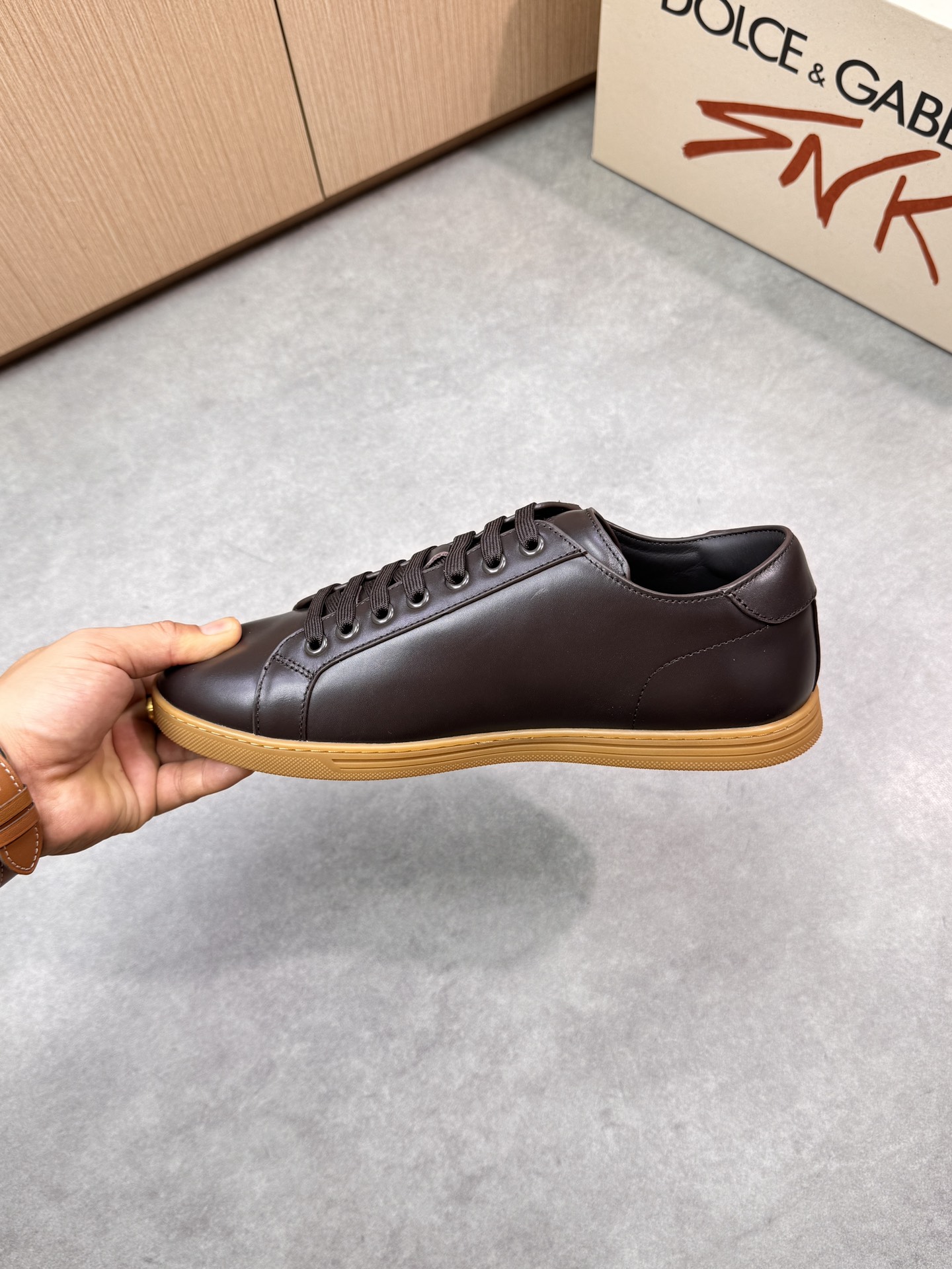 Dolce & Gabbana Leather Sneakers Casual Shoes for Men Size 39-44 6 i1746551468 4458 4