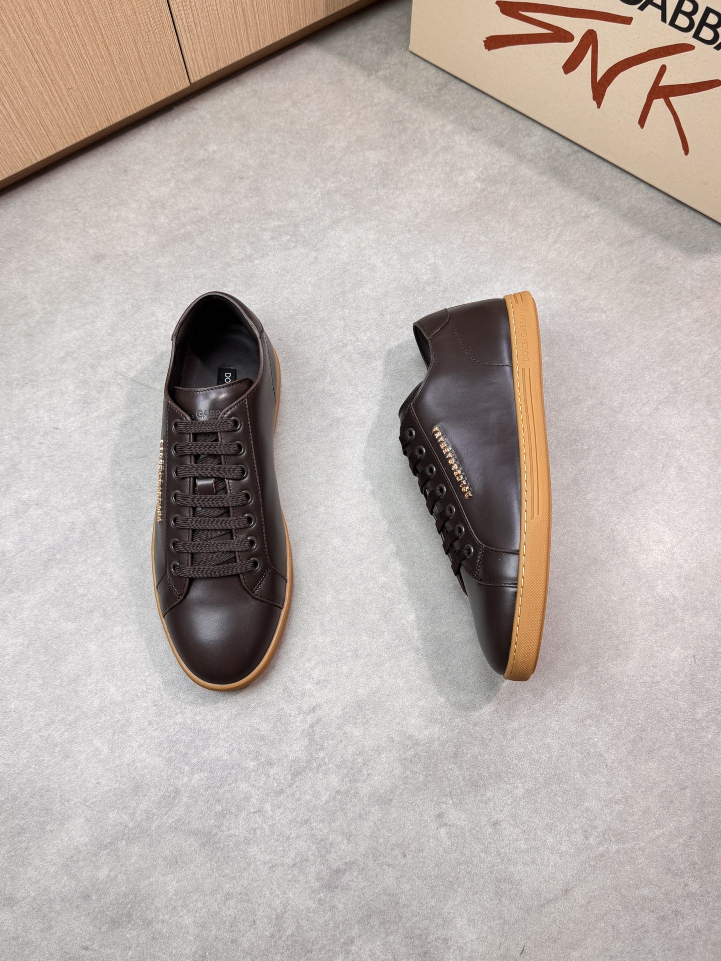 Dolce & Gabbana Leather Sneakers Casual Shoes for Men Size 39-44 3 i1746551468 5328 1