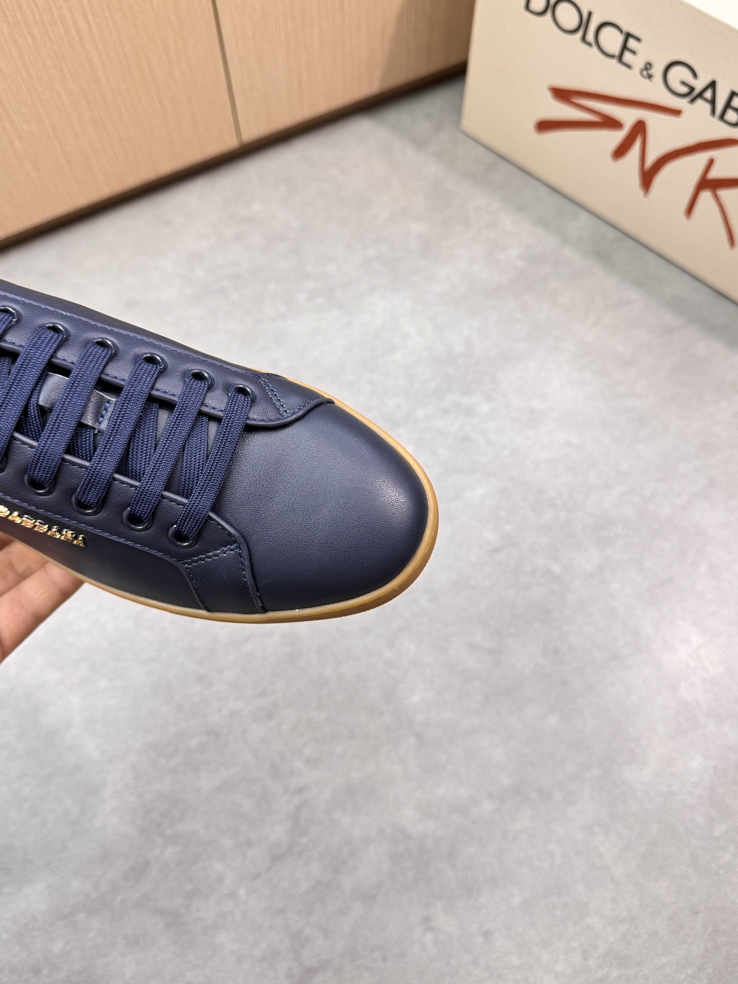Dolce&Gabbana Leather Sneakers Casual Fashion Shoes for Men 7 i1746551484 9849 5