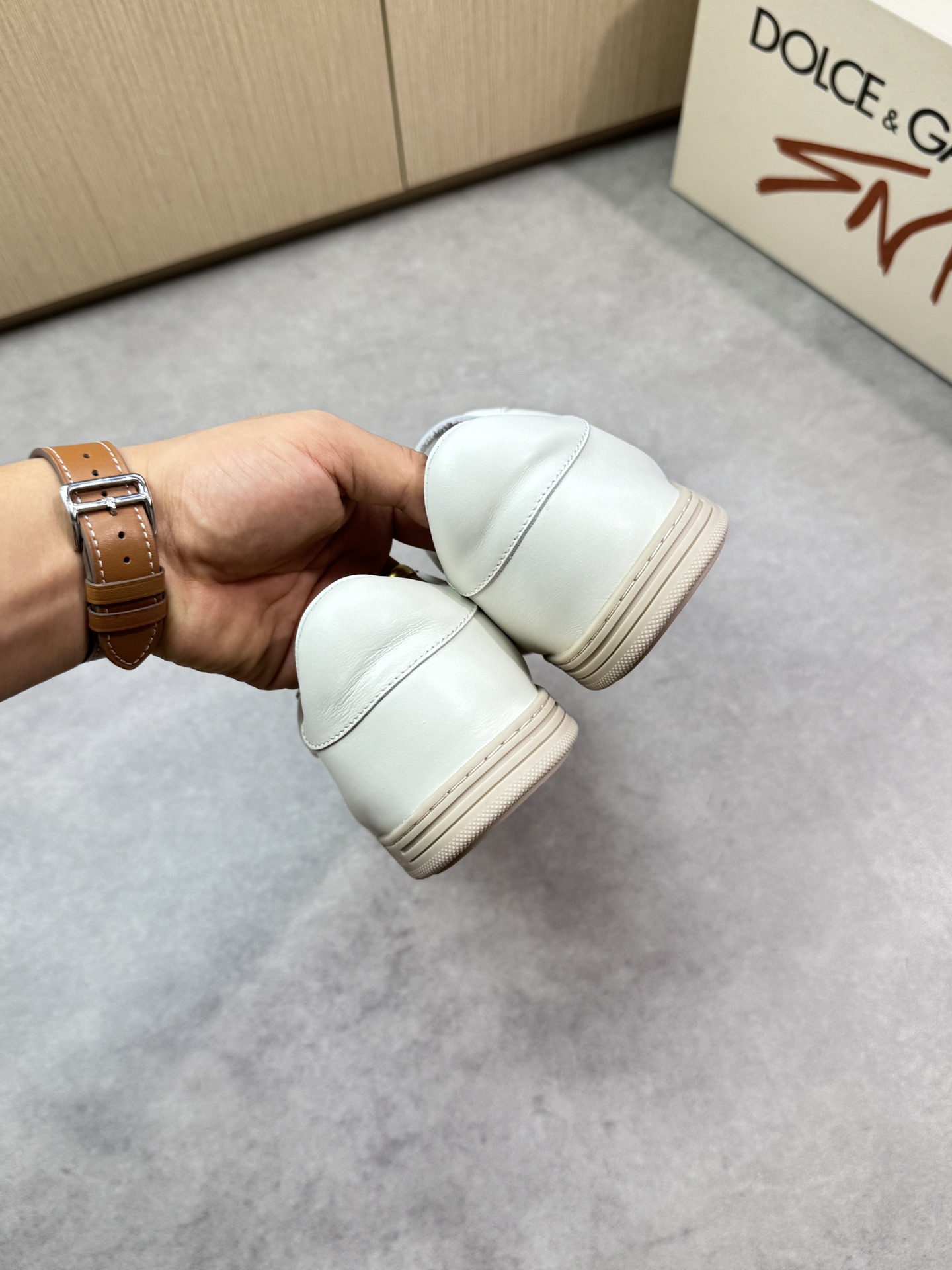 Dolce&Gabbana White Leather Perforated Sneakers, Casual and Stylish 9 i1746551945 2234 7