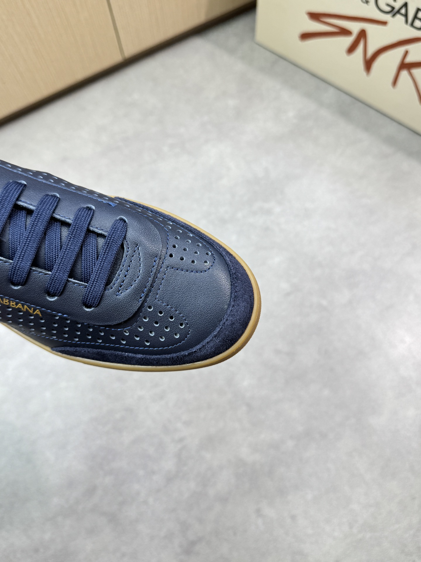 Dolce & Gabbana Leather Sneakers, Premium Calfskin, Perforated Design 7 i1746552028 8093 5