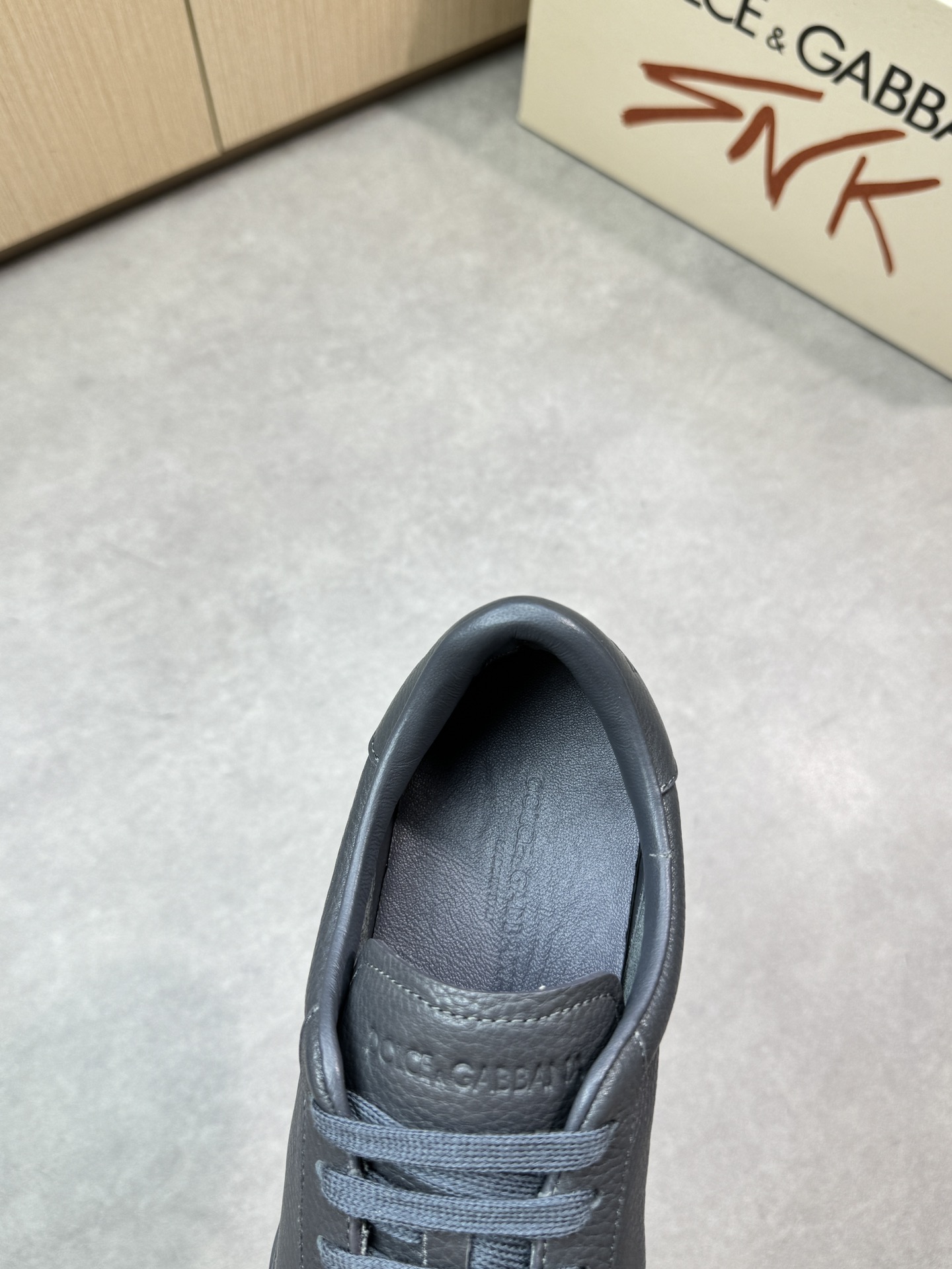 Dolce&Gabbana Black Leather Sneakers, Casual Sports Shoes, Premium Quality 8 i1746552685 7107 6
