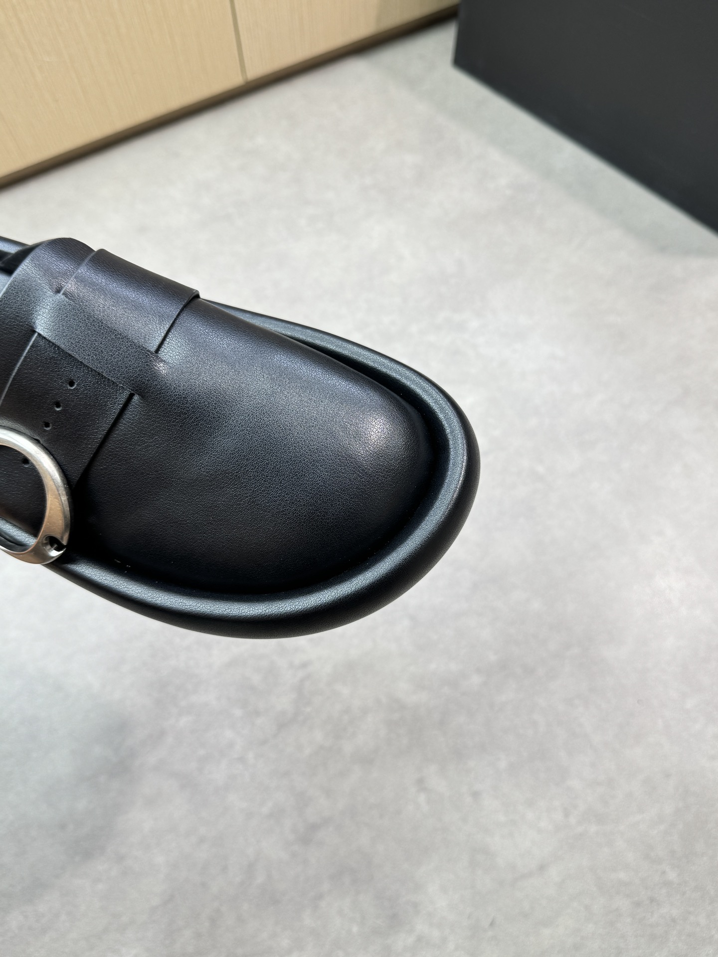 Alexander McQueen Leather Mules with Metal Buckle Detail - Premium Quality 7 i1746553583 4079 5