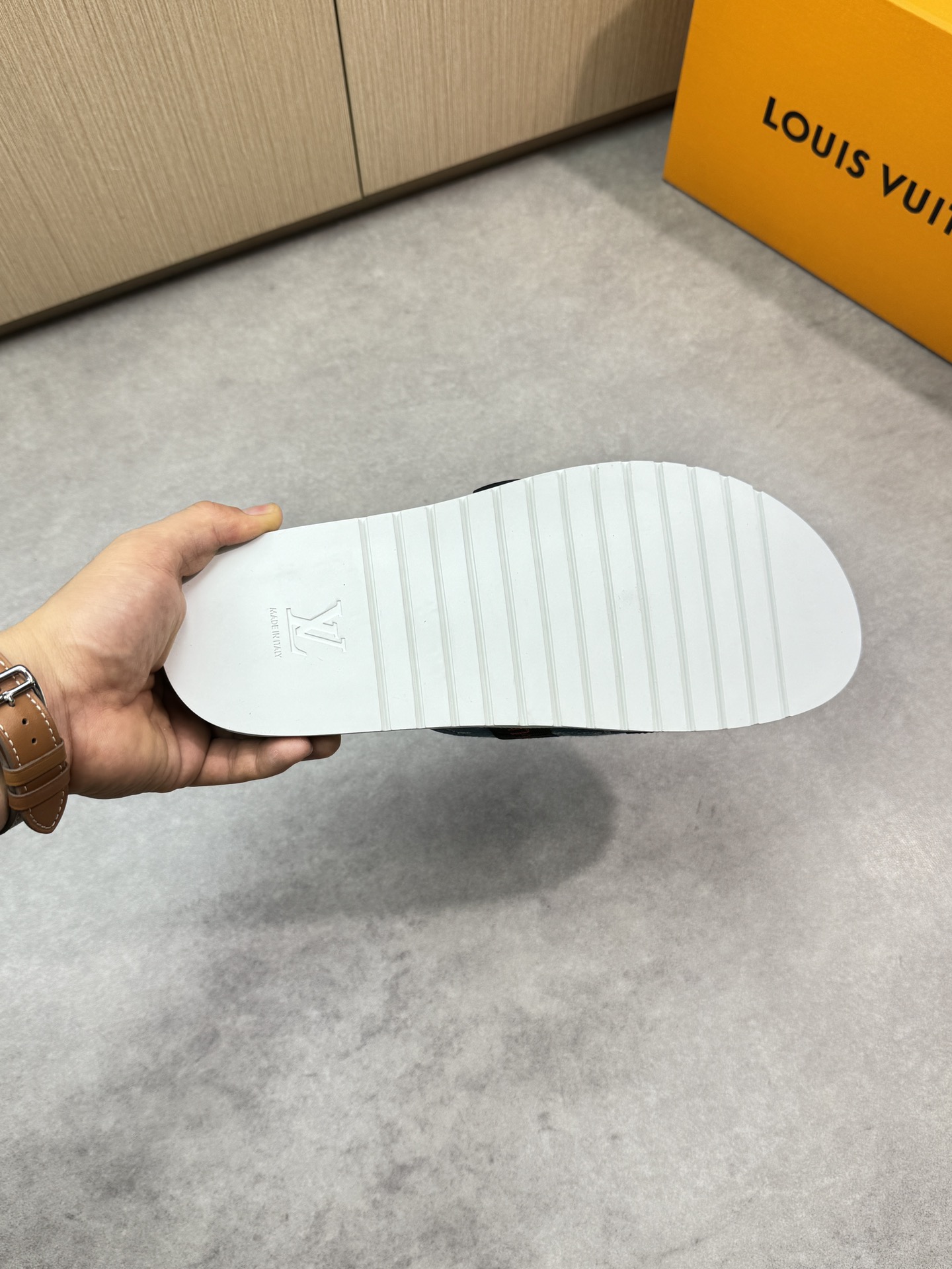Louis Vuitton Sandal Blue Logo, Premium Quality, Comfortable and Stylish 10 i1746636620 616 8