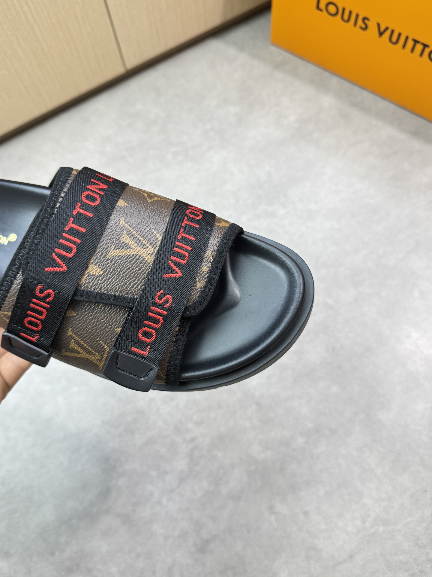 Louis Vuitton Men's Monogram Canvas Sandal Comfortable and Stylish 7 i1746636643 206 5