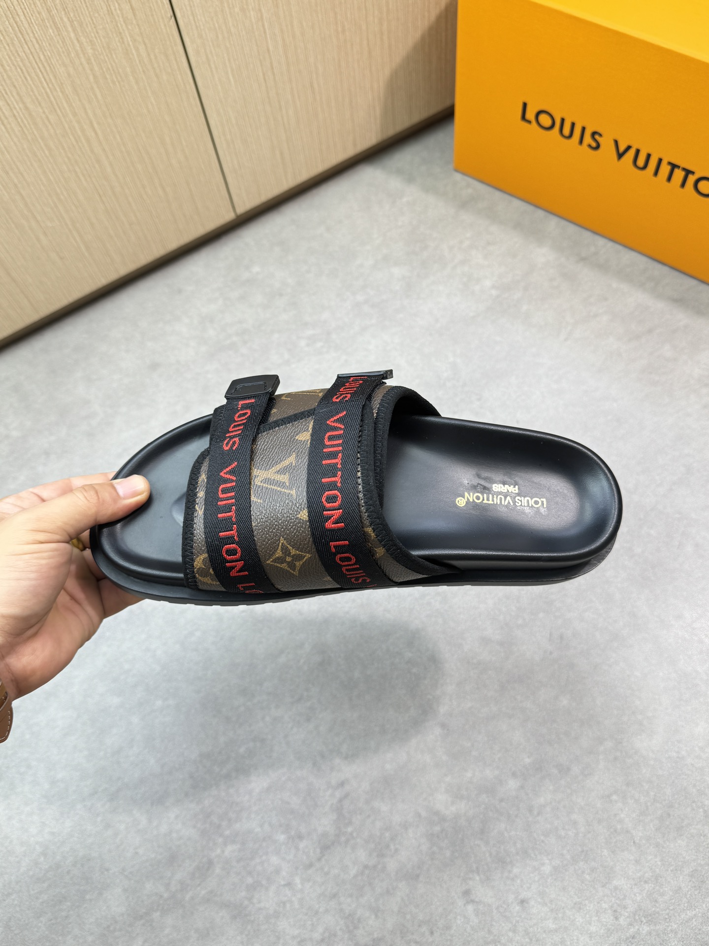 Louis Vuitton Men's Monogram Canvas Sandal Comfortable and Stylish 6 i1746636643 3936 4