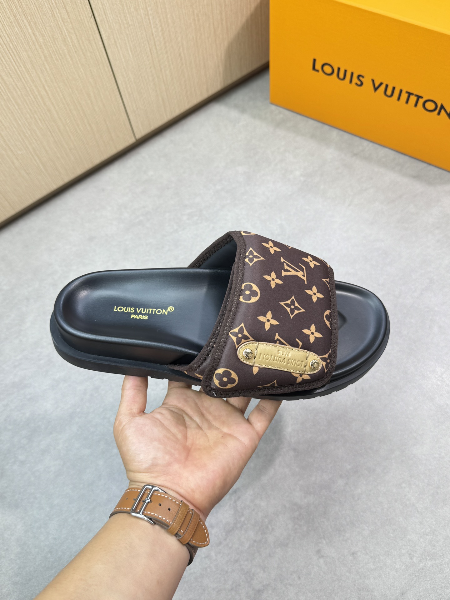 Louis Vuitton Monogram Canvas Sandal Slides - Luxury & Comfort 5 i1746638183 651 3