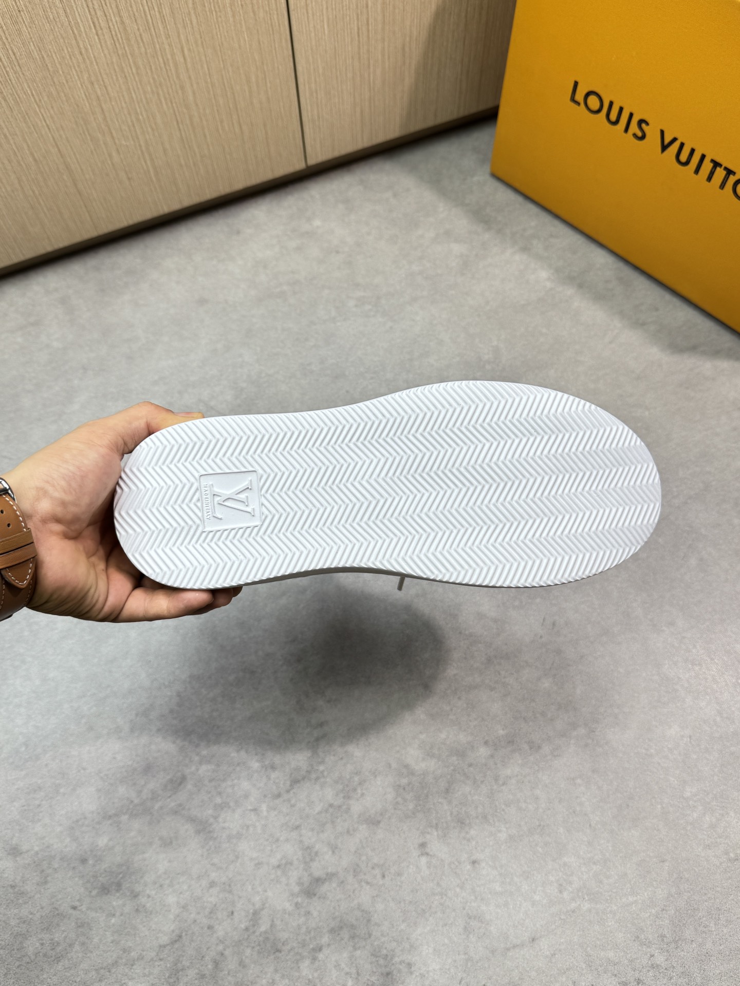 Louis Vuitton Men's Blue & White Knit Sneakers - High Quality, Size 39-44 10 i1746726843 6562 8