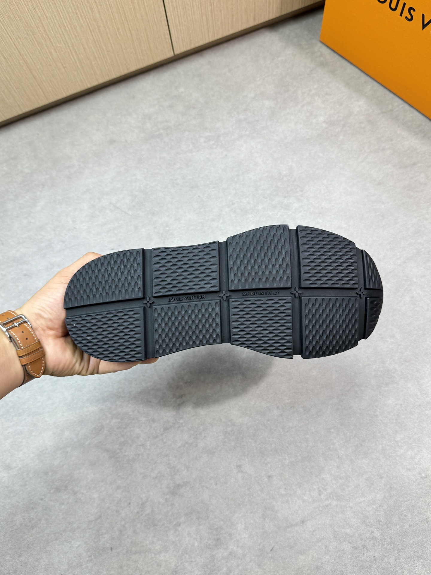 Louis Vuitton Men's and Women's Black Leather and Canvas Luxury Sneakers 10 i1748538892 4680 8