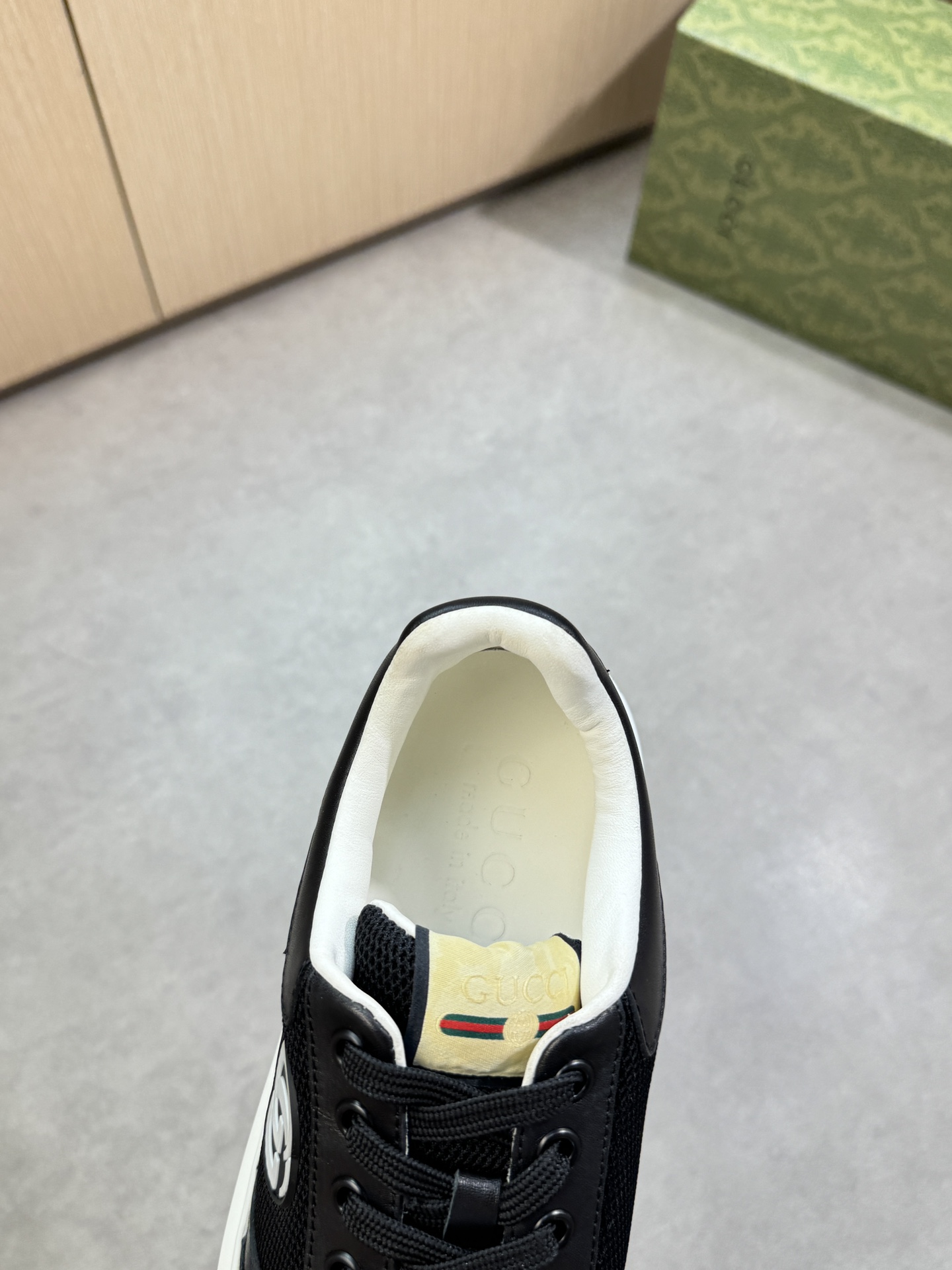 Gucci Leather and Mesh Lace-Up Sneakers - Iconic Style, Supreme Comfort 7 i1755017675 5942 6