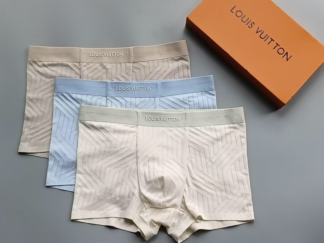 루이비통 남성 면 100% 심리스 속옷 세트 상세 이미지 5