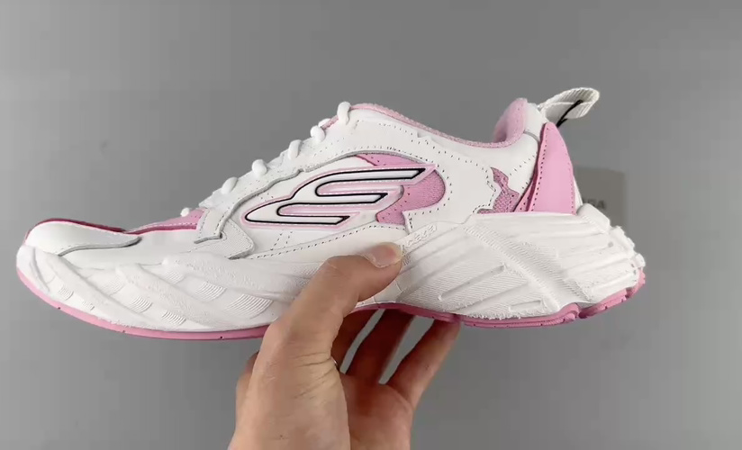 Skechers Chunky Platform Sneakers White Pink Women's Size 35/46 28 Skechers Chunky Platform Sneakers White Pink Women's Size 35/46