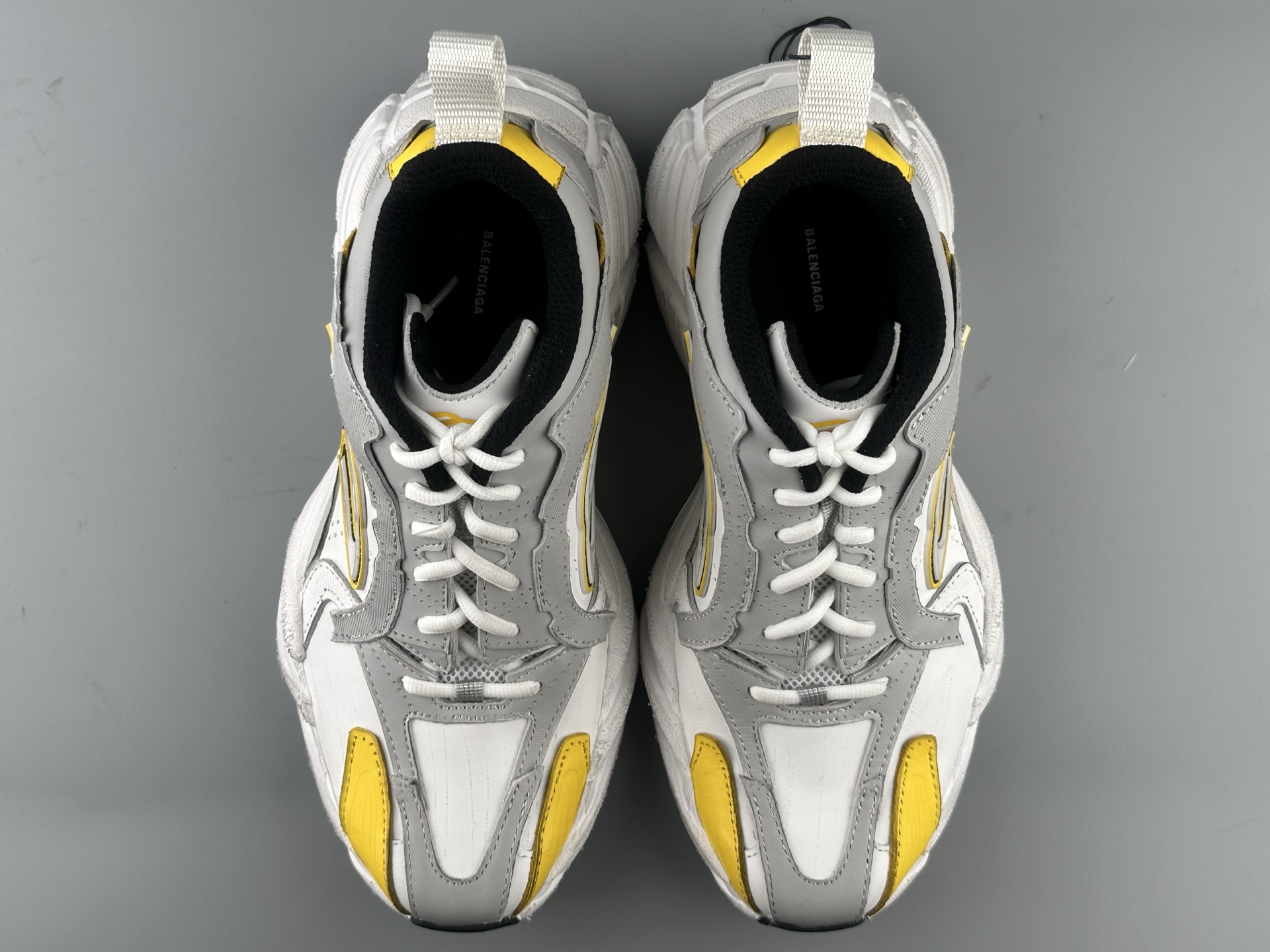 Balenciaga 2025SS Men's Grey & Yellow Runner Sneakers - Elevated Style 9 i1747103898809 3867 0 7