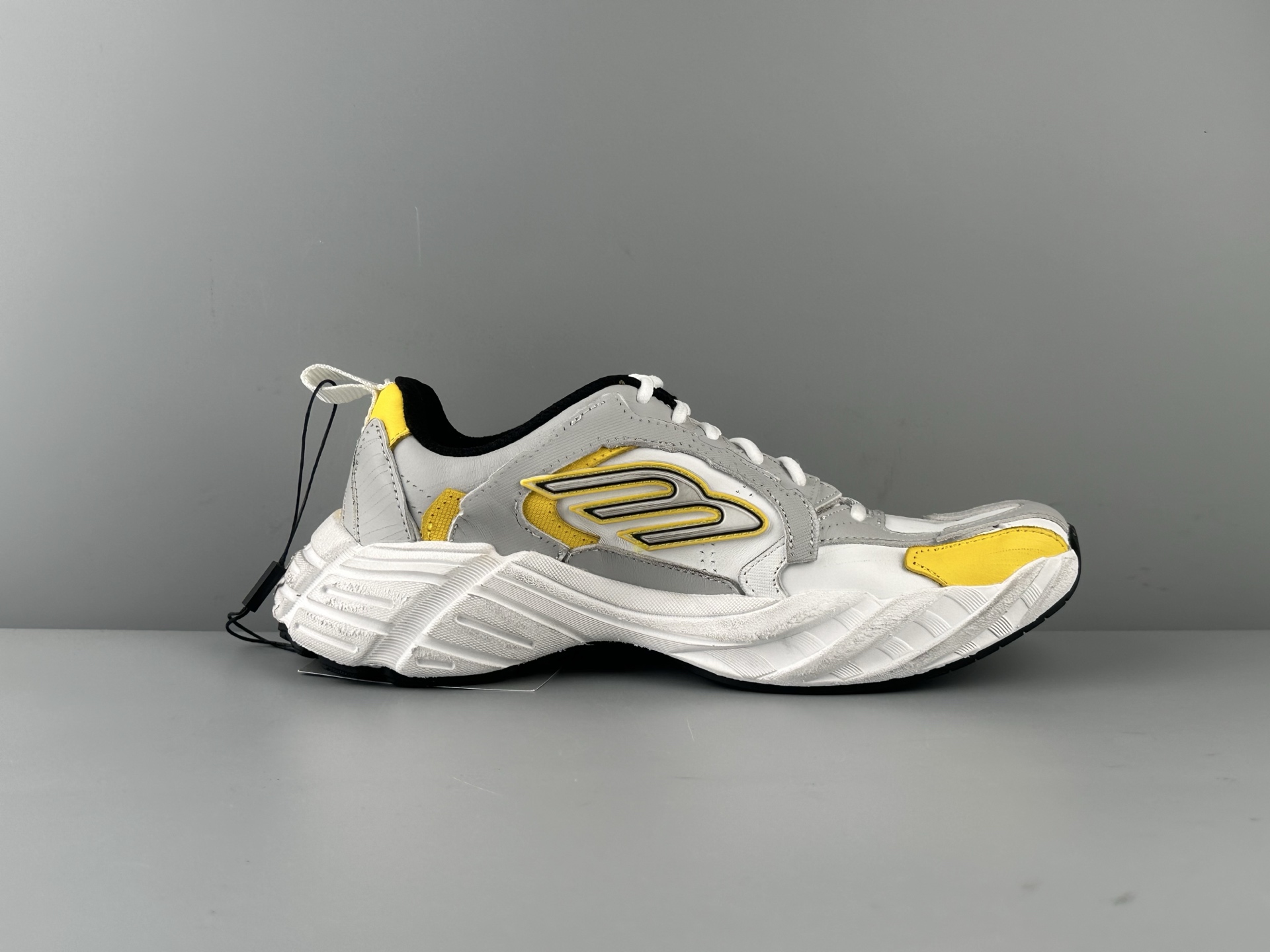Balenciaga 2025SS Men's Grey & Yellow Runner Sneakers - Elevated Style 4 i1747103899095 8793 0 2